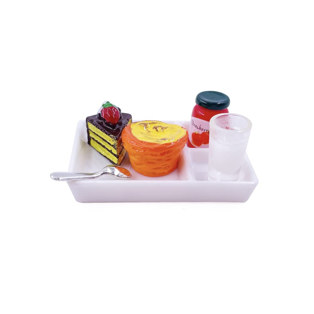 HKLMRO Miniature Fast Food Set 20Pcs | Realistic Toy Food for Barbie Dolls - Image 4