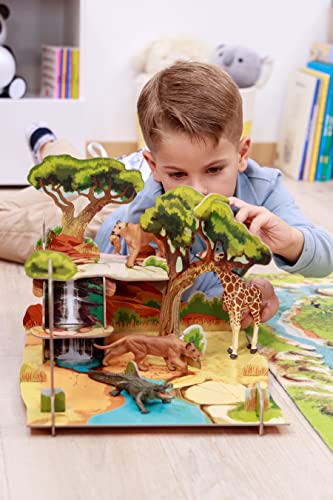 Papo Tigress with Cub Toy Figure Set | Realistic Animal Play - Image 4