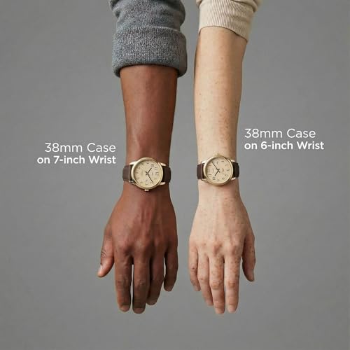 Timex Men's Easy Reader 38mm Brown Leather Strap Watch | Classic Style, USA Authentic - Image 6