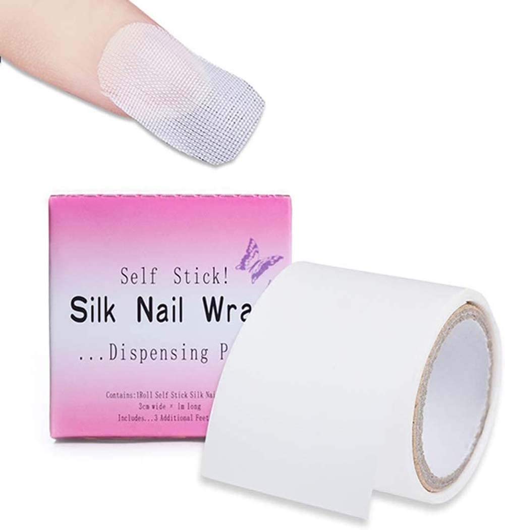 NT-ling Nail Repair Fiberglass Silk Wrap 1 Roll | Strong Protection for Damaged Nails
