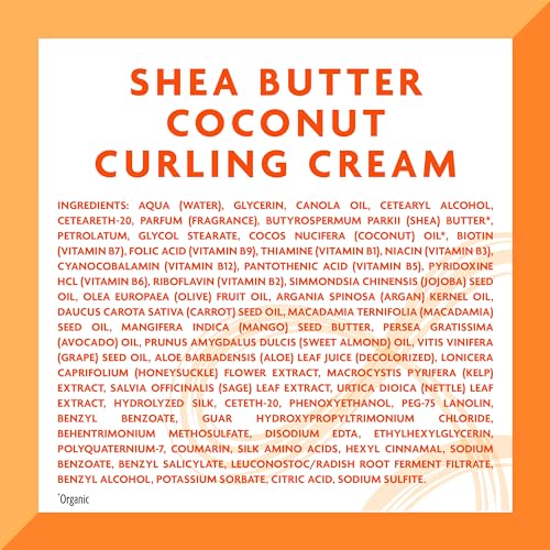 Cantu Shea butter Coconut curling cream, Creme bouclante a la noix de coco thumbnail 10