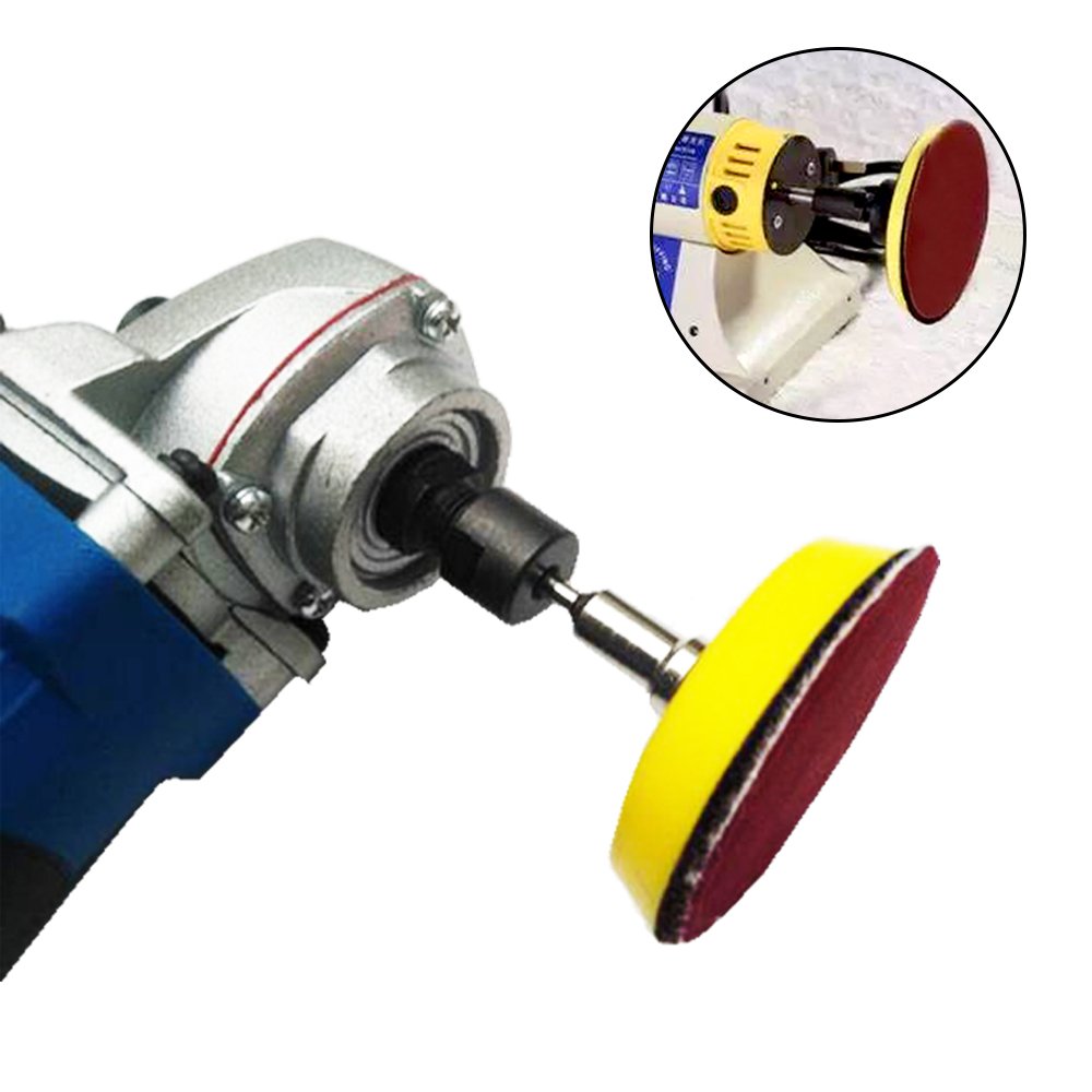 Coceca 5,1 cm 100pcs dischi abrasivi Pad kit per trapano smerigliatrice utensili rotanti con Backer Plate 1/10,2 cm gambo include 80 – 3000 Grit Sandpapers, rosso thumbnail 7