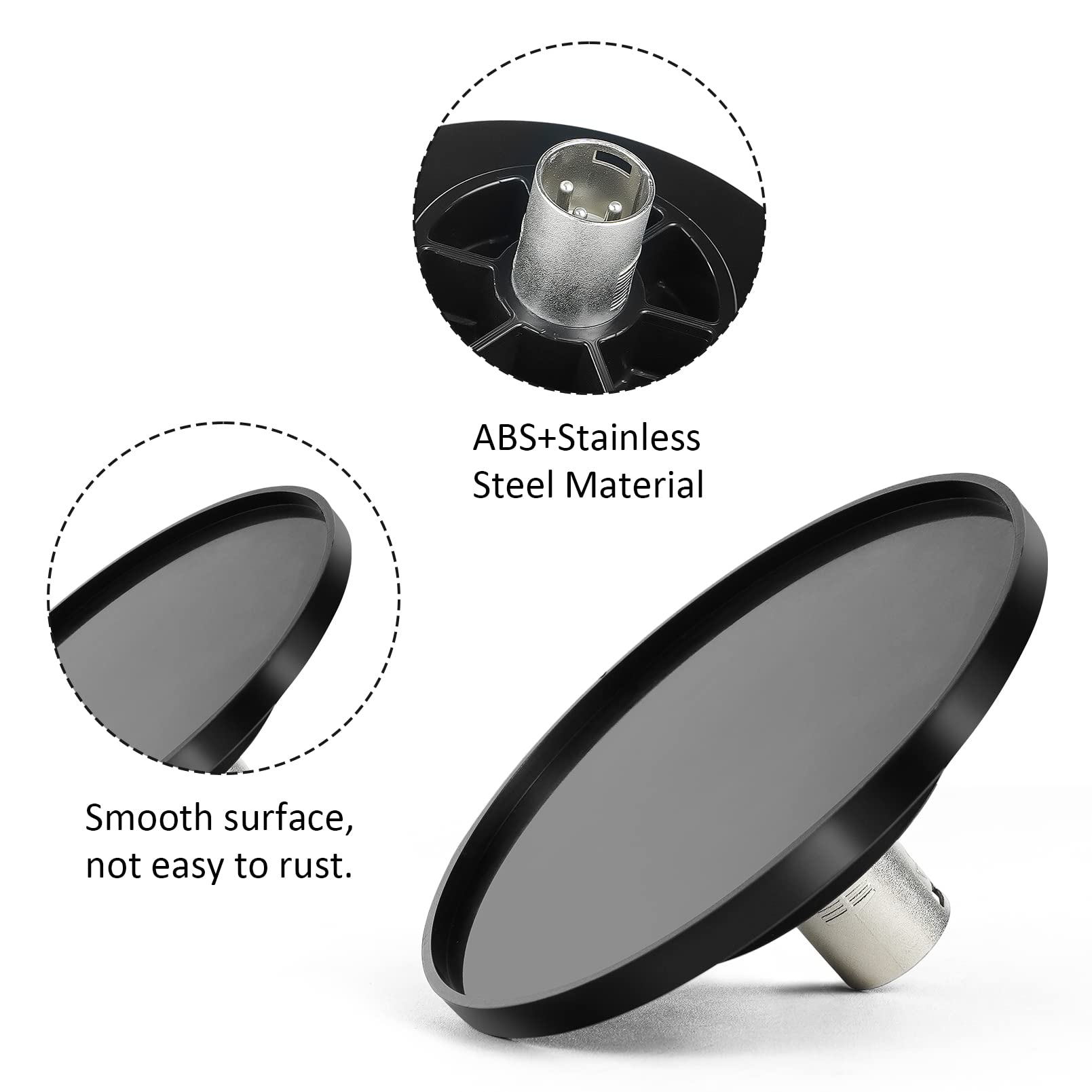 GEVORIOC Adattatore a ventosa con connettore 3XLR per dispositivo macchina, attacchi a ventosa 3XLR da 9,6 cm (S-9,6 cm) thumbnail 3