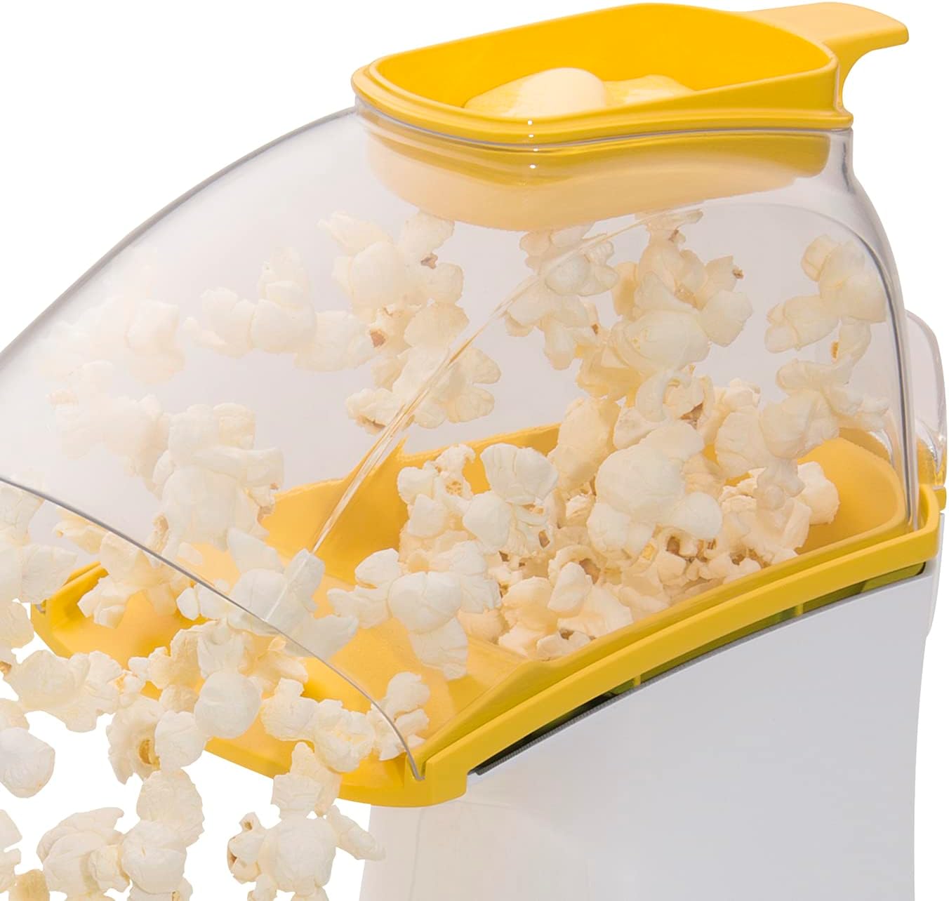 Presto 04820 Poplite Hot Air Popcorn Popper - Built-In Measuring Cup + Melts Butter, Easy to Clean, Built-In Cord Wrap, 18 Cups, Yellow - Image 4