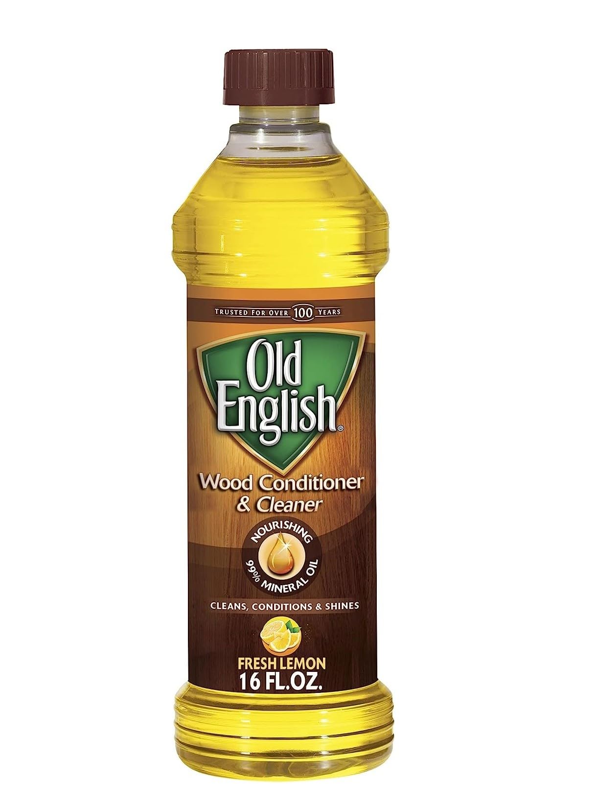 Old English Lemon Oil Furniture Polish 473ml (16oz) | Restore Wood Shine Instantly