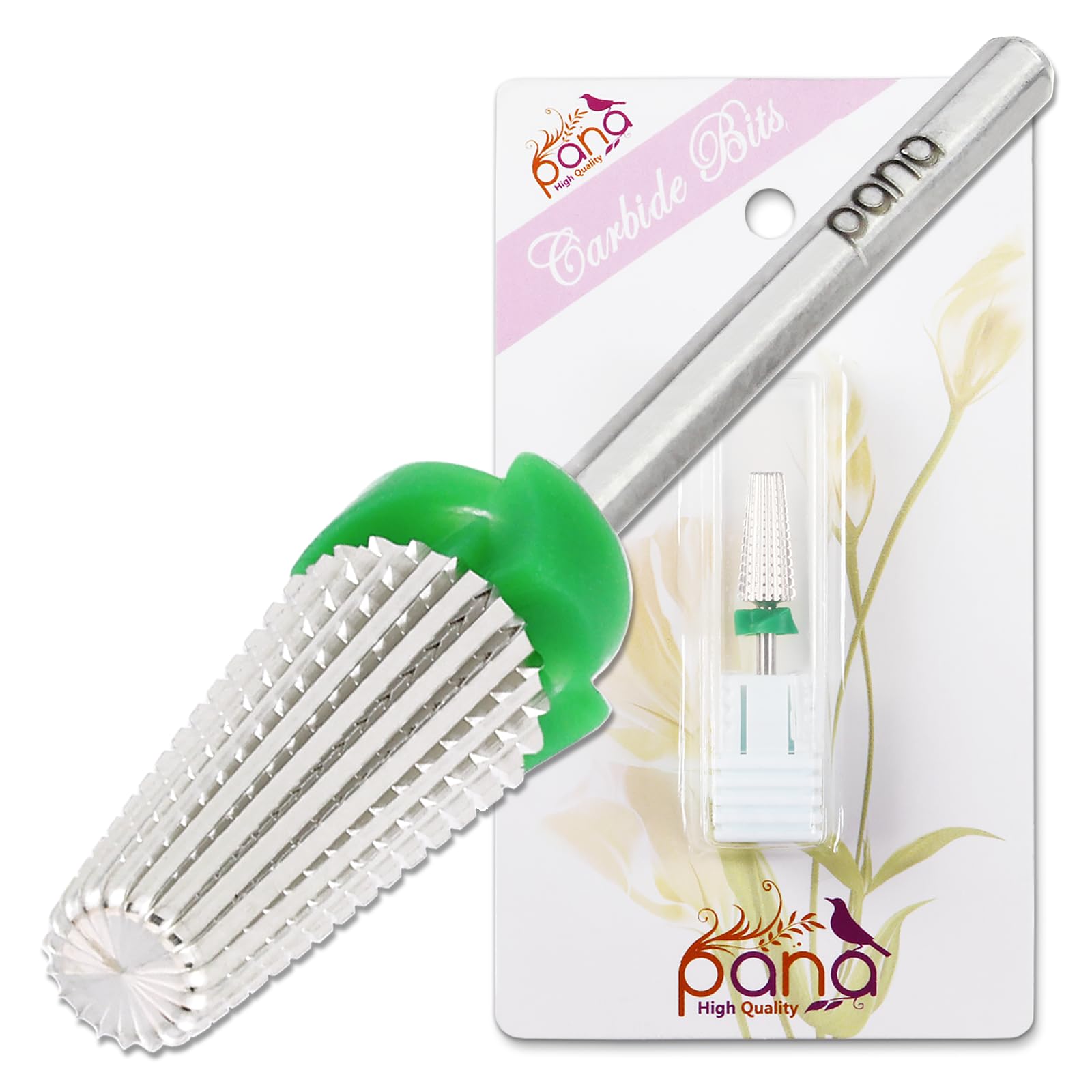 PANA 5-in-1 Carbide Nail Drill Bit (Coarse) | Effortless Acrylic & Gel Removal