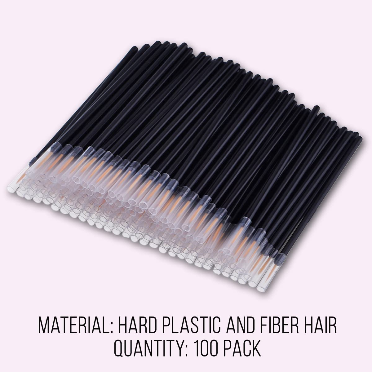 KINGMAS 100 Pack Disposable Eyeliner Brushes | Perfect Your Liner Every Time - Image 6