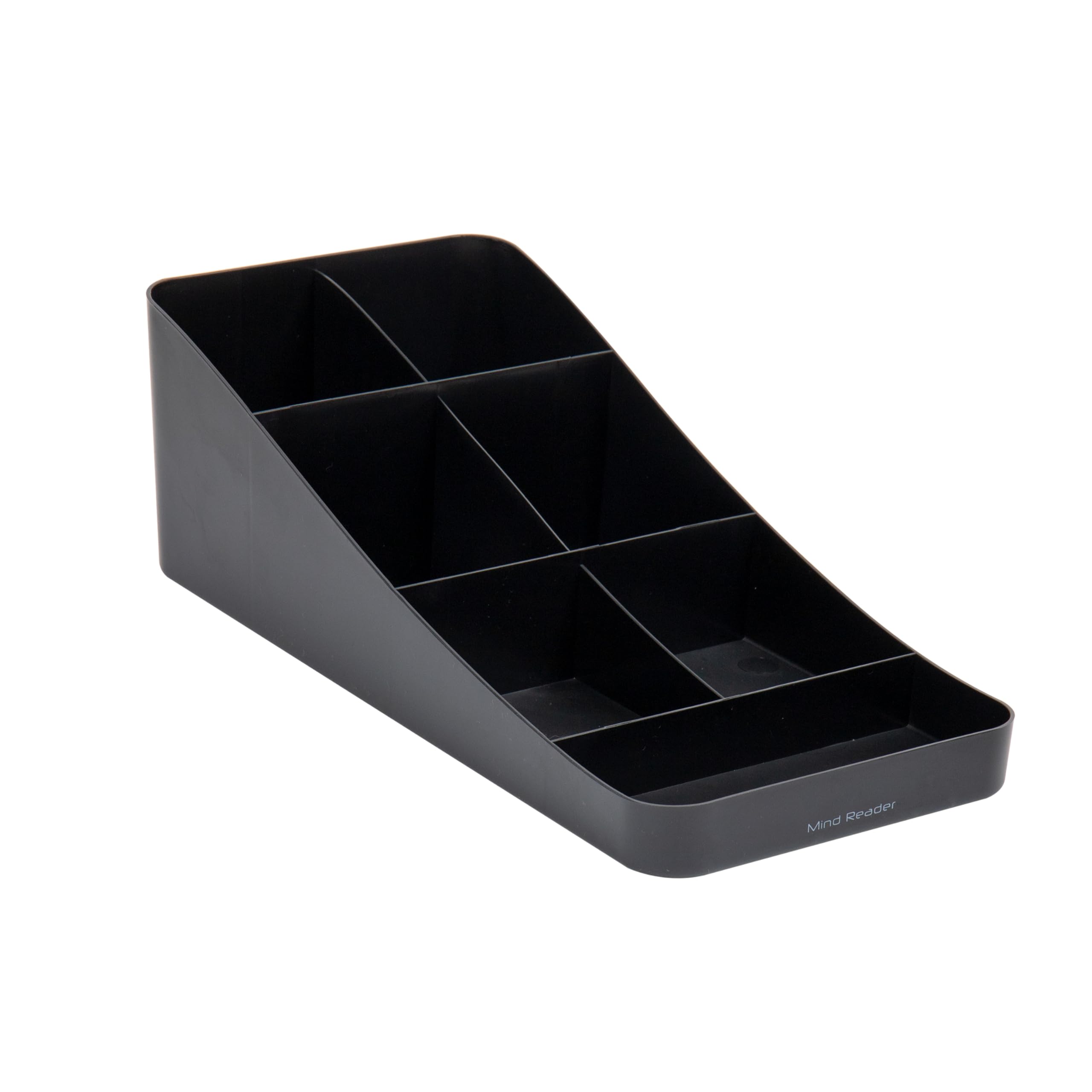 Mind Reader Anchor Collection - Organizer per tazze da caffè e condimento a 7 scomparti, singolo, nero thumbnail 4
