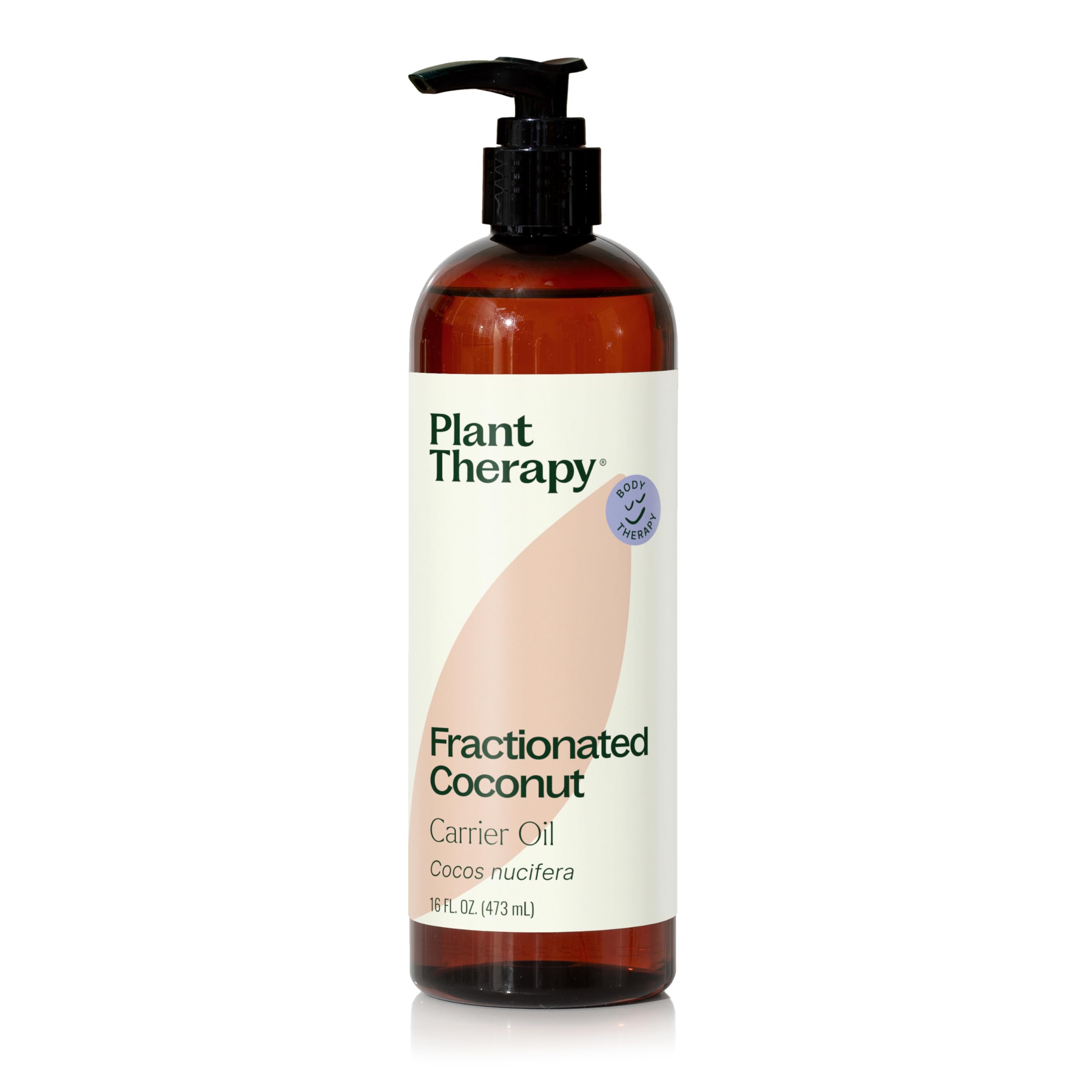 Plant Therapy Fractionated Coconut Oil 473ml (16oz) | Pure Natural Moisturizer & Carrier Oil