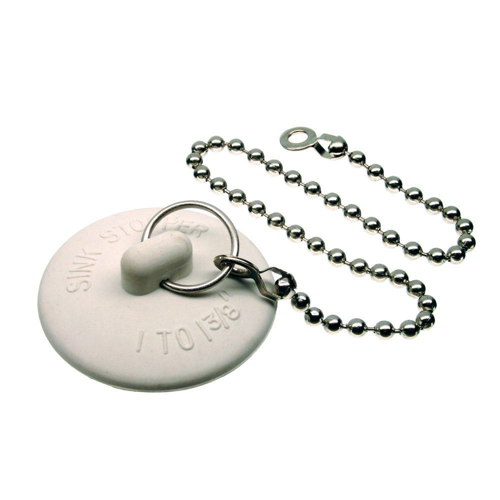 Danco Universal Sink Stopper 1-3/8-Inch White | Fix Leaky Drains Instantly