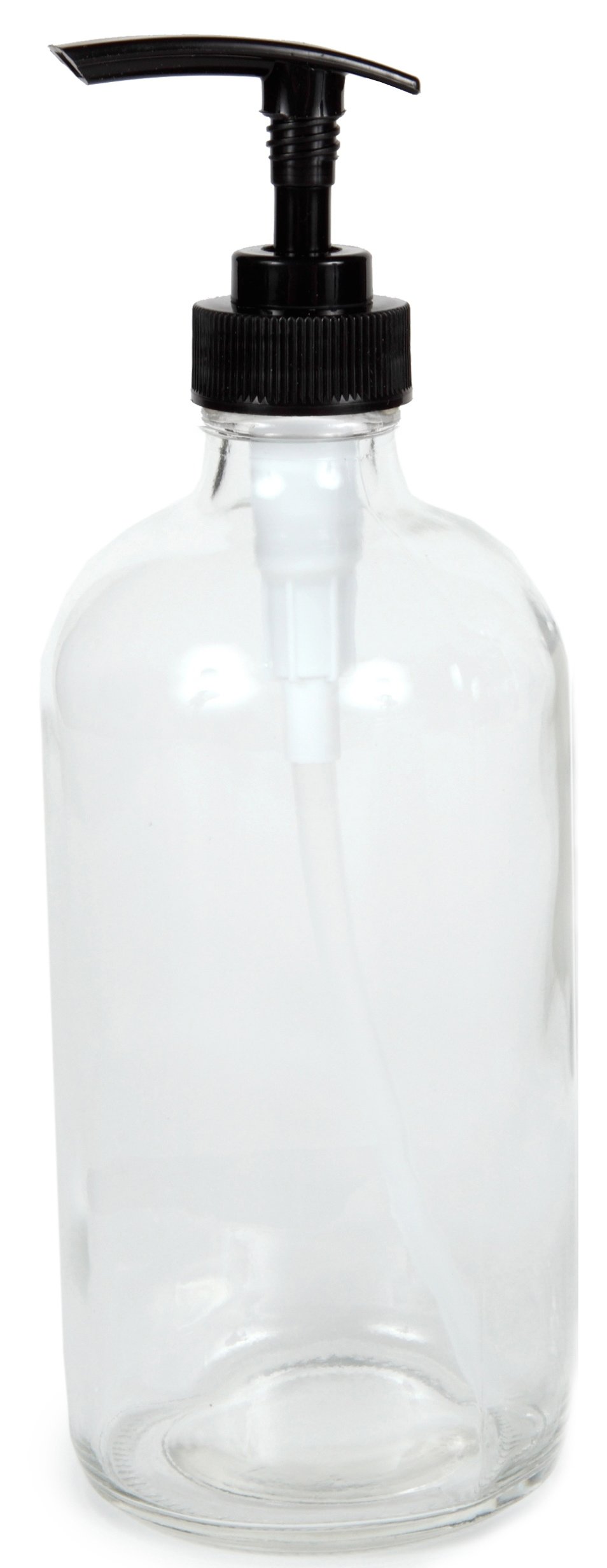 Vivaplex Empty Clear Glass Bottles with Black Lotion Pumps 473ml (16oz) | Elegant Dispensing for Your Home - Image 6