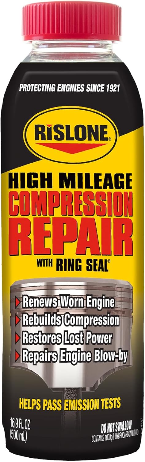 Rislone 4447 High Mileage Compression Repair with Ring Seal, 16.9 oz. - Image 1