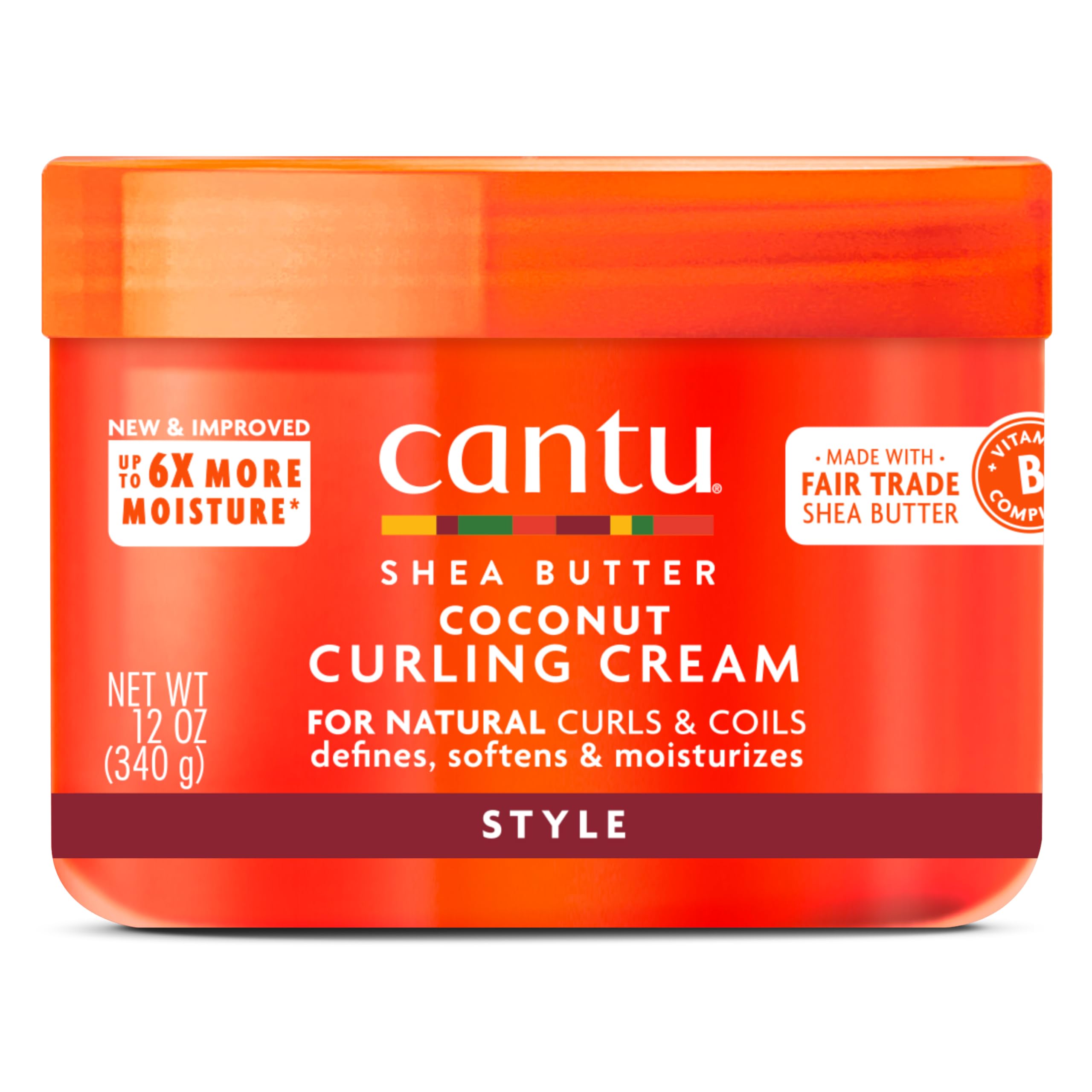 Cantu Shea butter Coconut curling cream, Creme bouclante a la noix de coco - Image 1