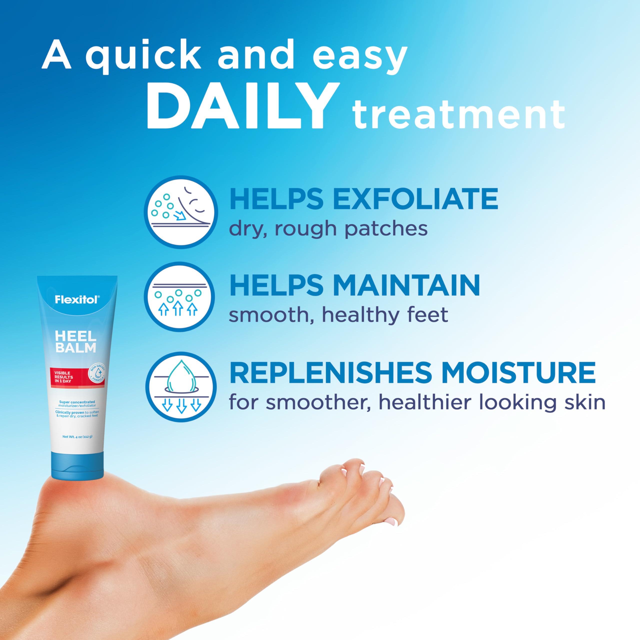 Flexitol Heel Balm 118ml (4oz) | Soothe & Repair Dry, Cracked Feet - Image 5