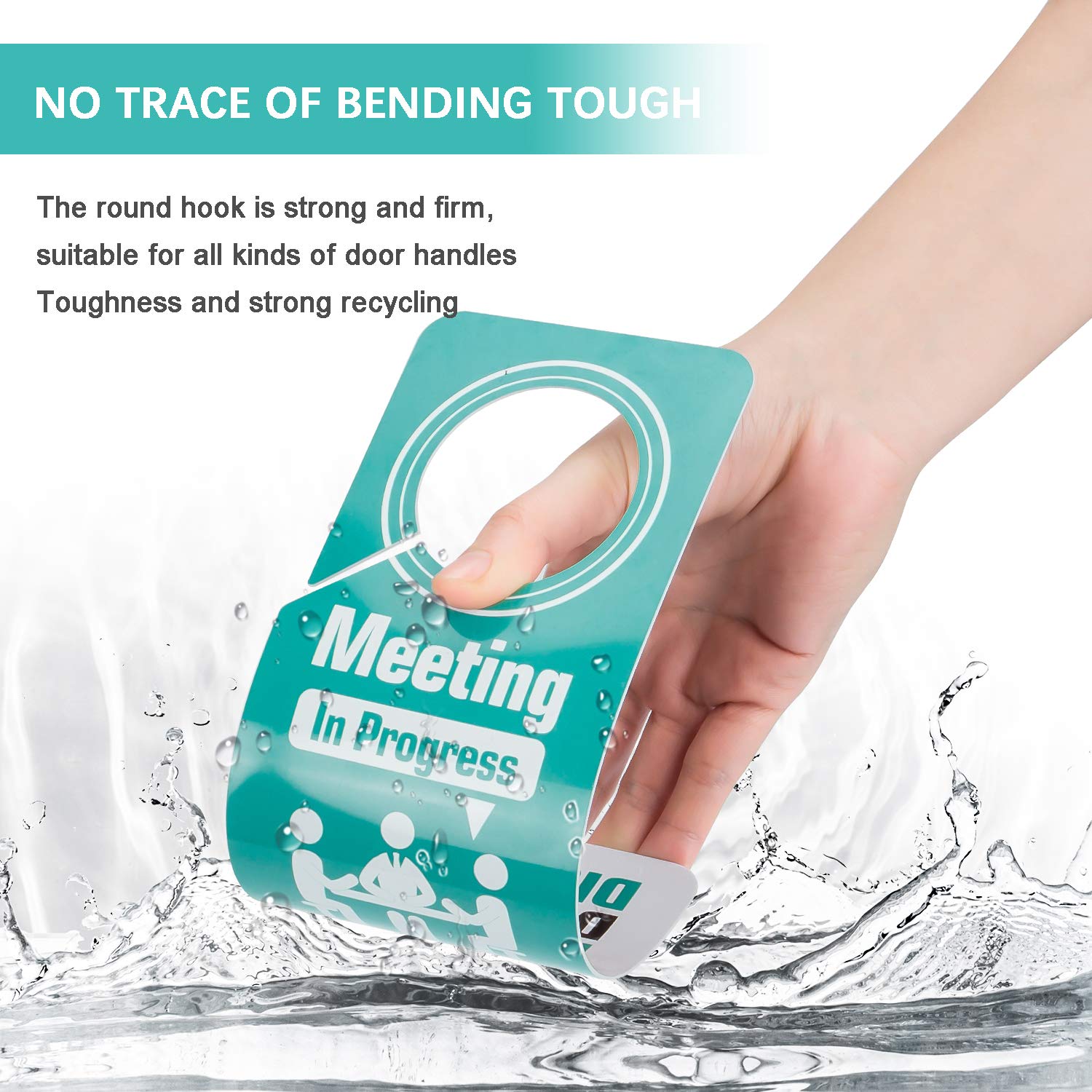 PSLER Meeting in Progress Door Sign (2 Pack) | Keep Your Office Undisturbed - Image 4