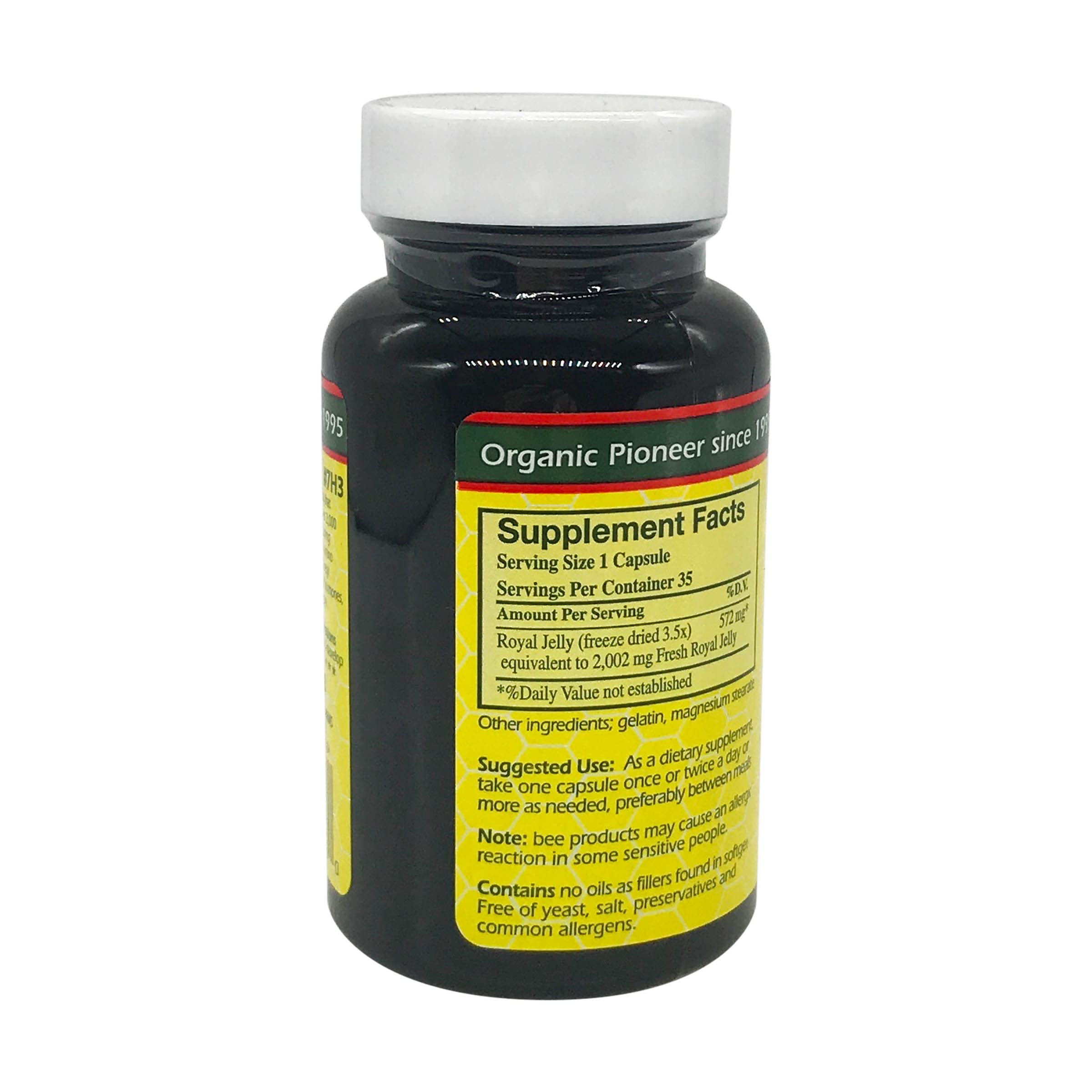 YS Eco Bee Farms Pure Royal Jelly Capsules 35 Count | Queen Bee Superfood - Image 6