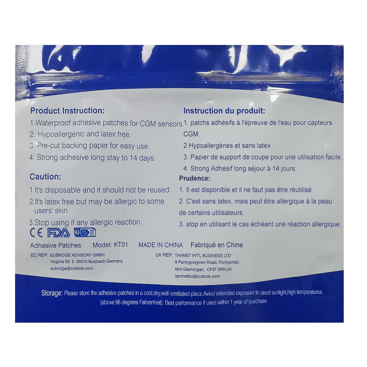 Freestyle Libre Sensore Copre 40Pack Impermeabile Libre Sensore Copre Senza Colla Al Centro 14 Giorni Di Lunga Durata thumbnail 9