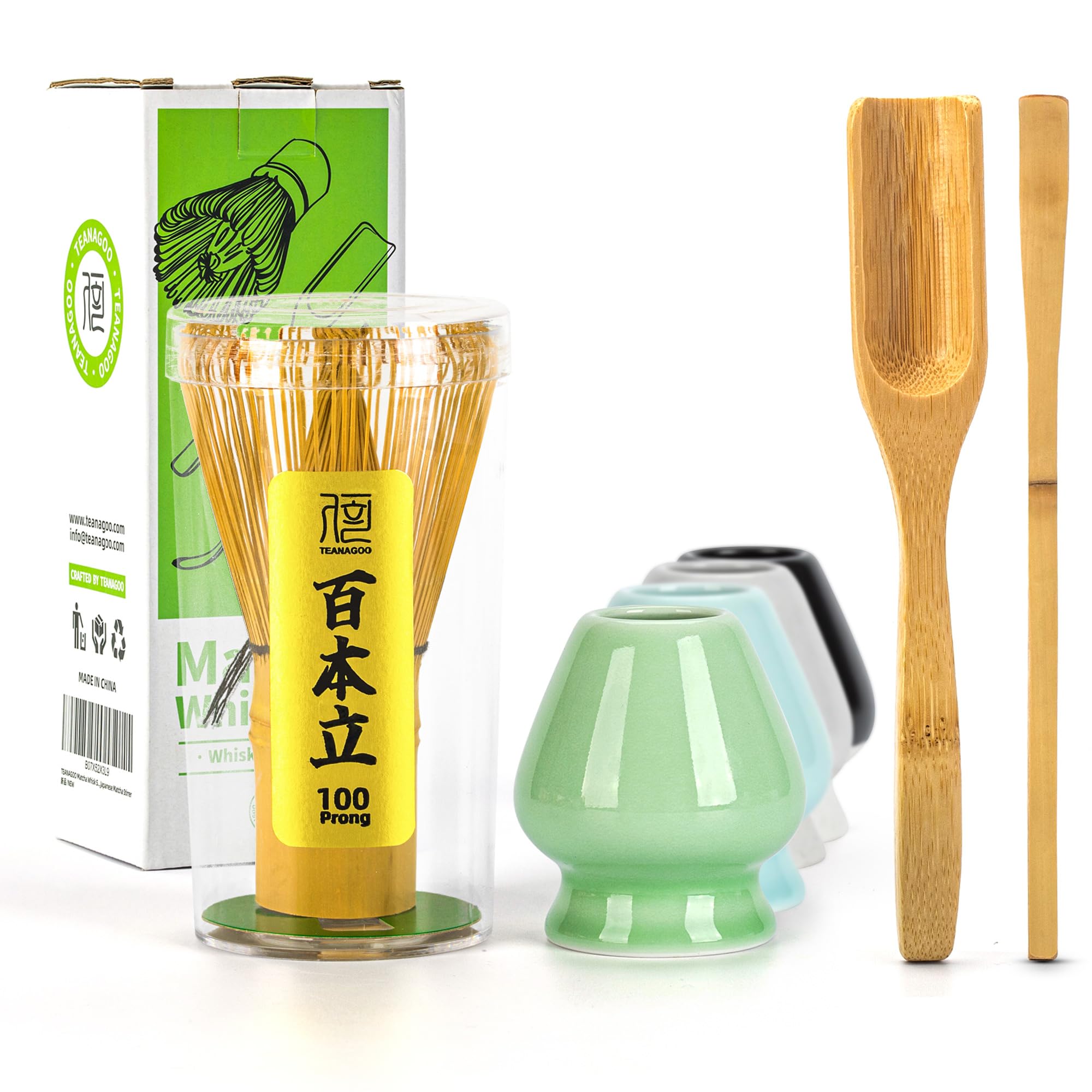 TEANAGOO MA-01 Matcha Ceremony Set | Authentic Japanese Matcha Preparation (4.6/5 Stars)