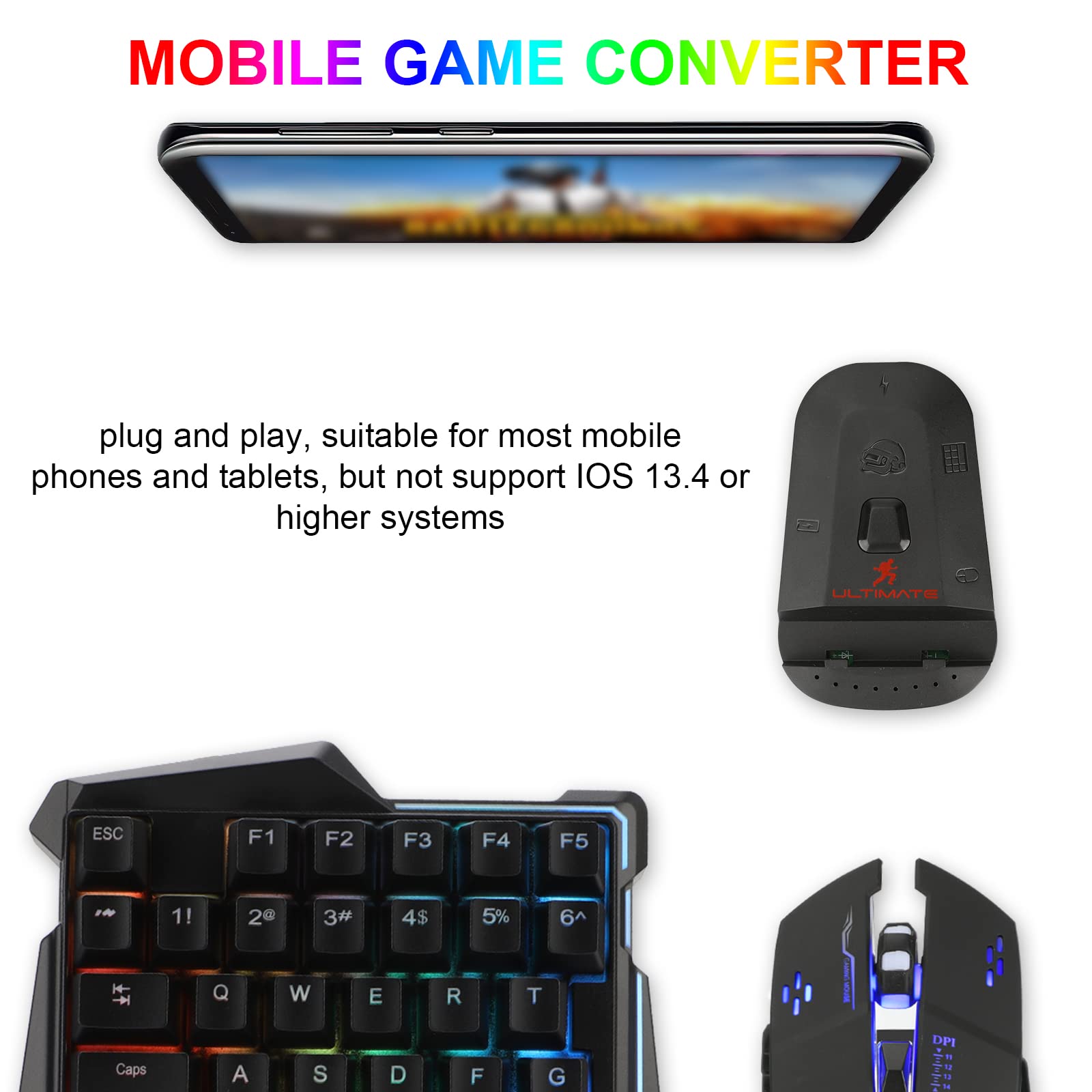 Laelr 35-Key Mechanical Gaming Keyboard & Mouse Combo | Unleash Mobile Gaming Domination - Image 6