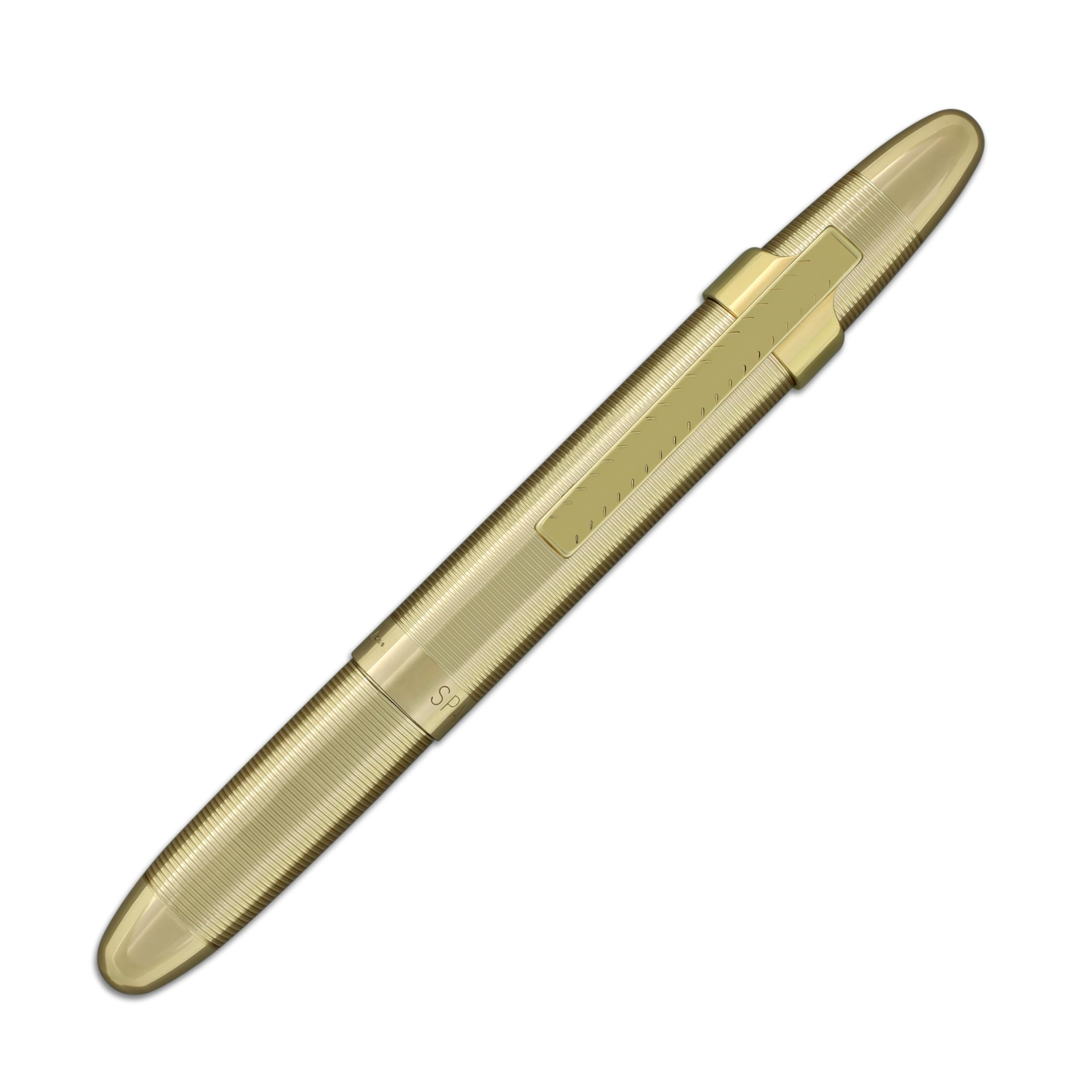 Fisher Space Pen Bullet Pen (Lacquered Brass) | Writes Anywhere, Anytime - Image 4