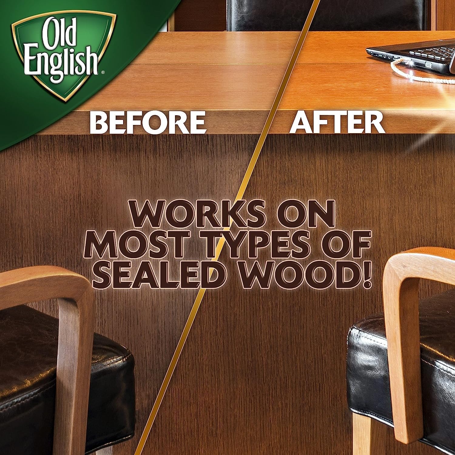 Old English Lemon Oil Furniture Polish 473ml (16oz) | Restore Wood Shine Instantly - Image 6