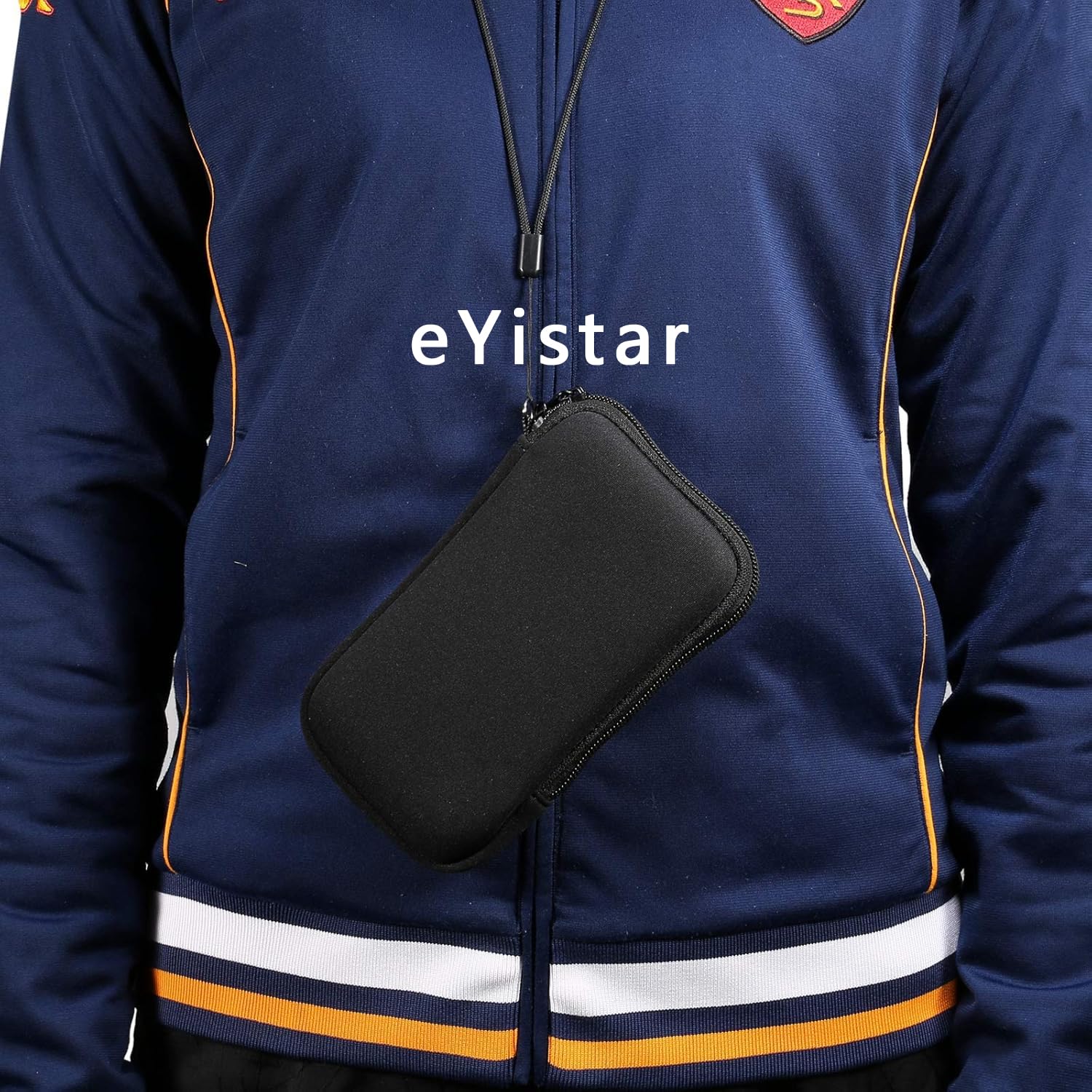 Custodia in neoprene antiurto per Samsung Galaxy Note 20 Ultra 5G, Note 10+, S20 Plus, A20s / Moto G Power/LG Stylo 5/Pixel 4 XL (nero) thumbnail 7