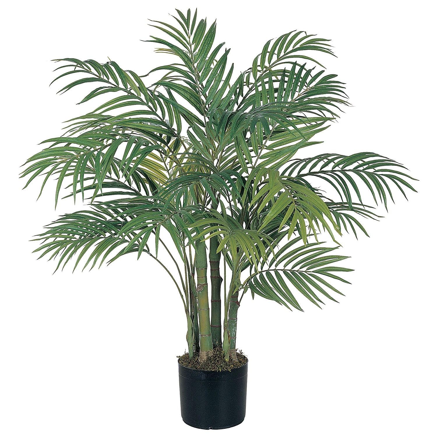 Nearly Natural 3ft Areca Silk Palm Tree | Lush & Natural Looking Decor