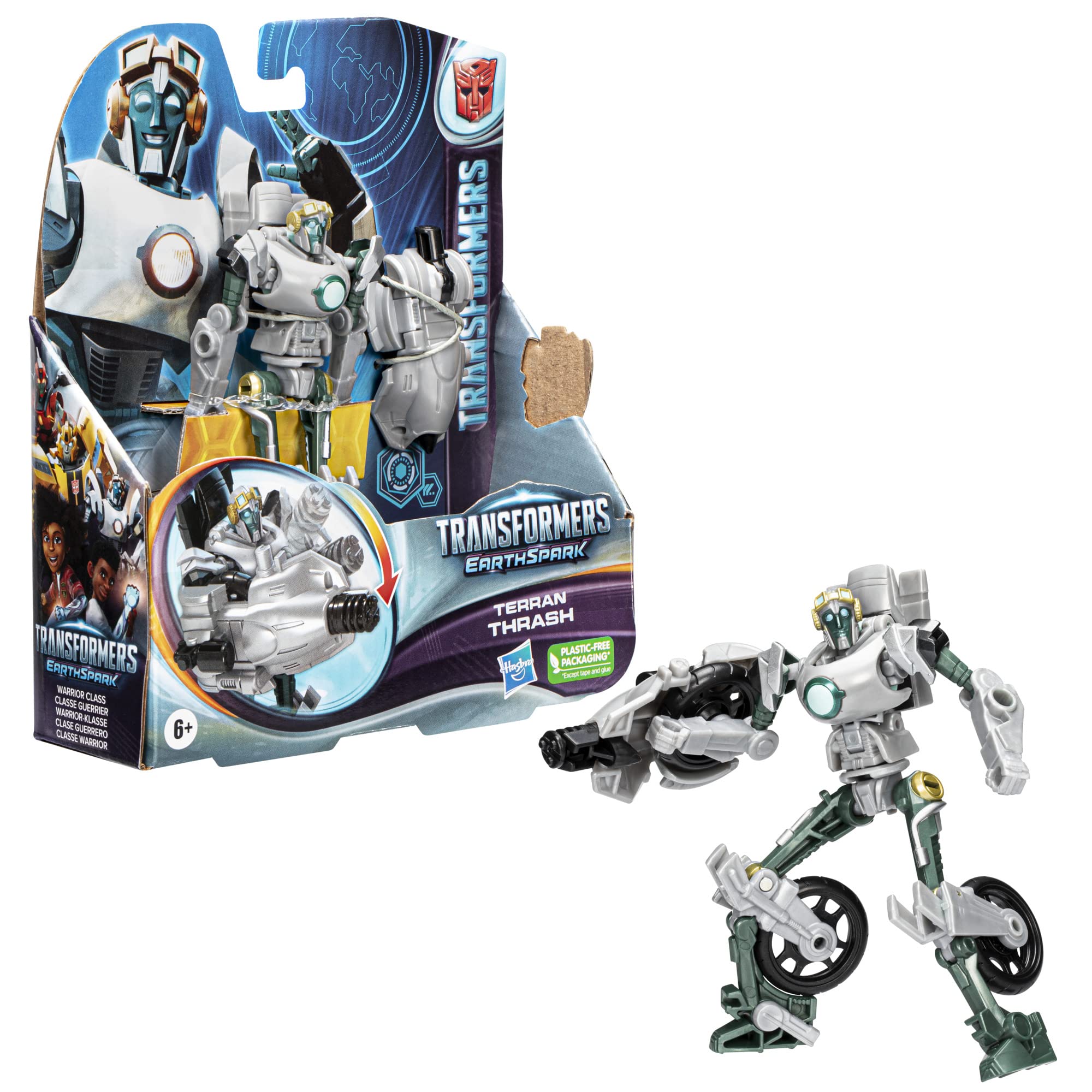 Transformers EarthSpark Warrior Terran Thrash 5-Inch Action Figure | Convert & Battle Like a Pro! - Image 4