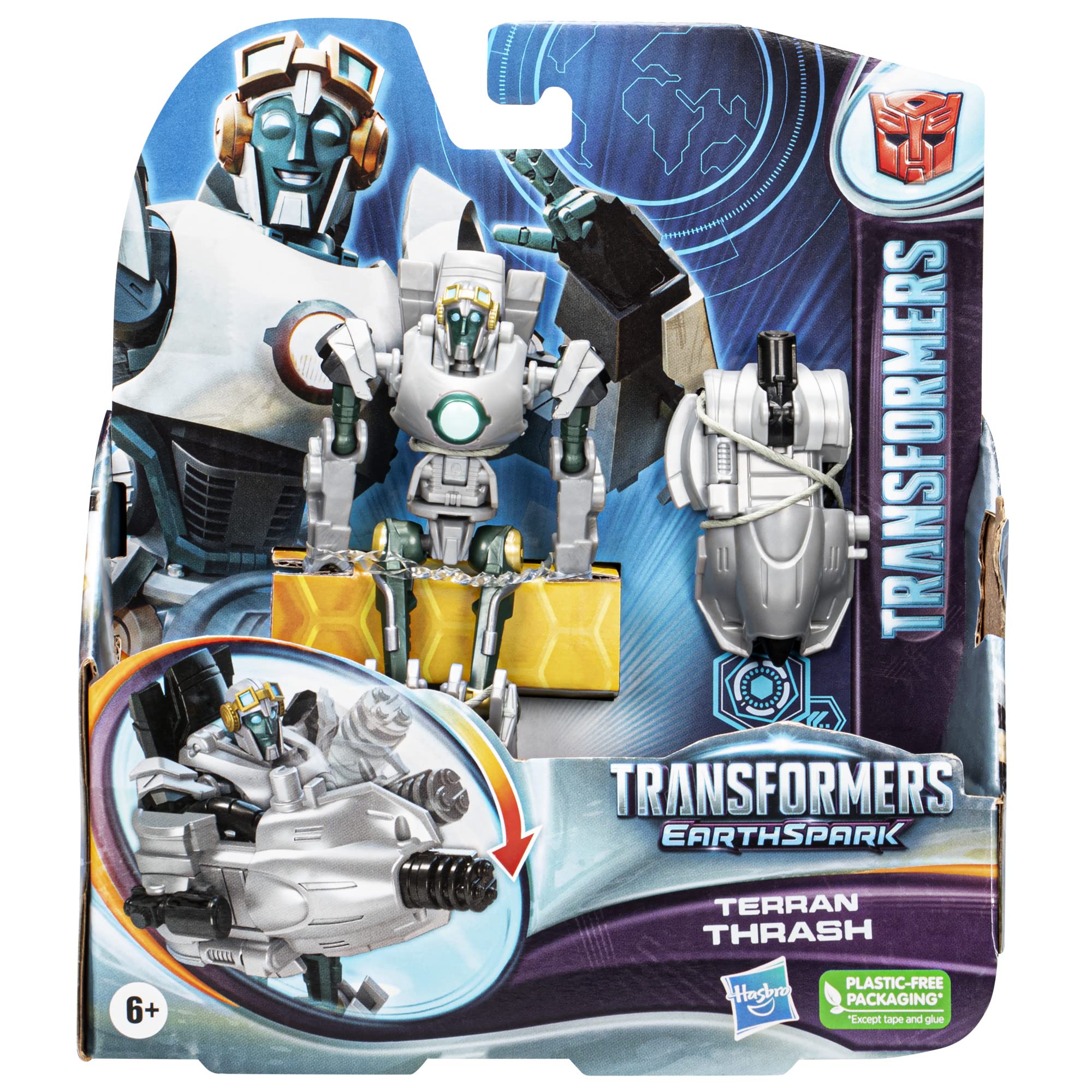 Transformers EarthSpark Warrior Terran Thrash 5-Inch Action Figure | Convert & Battle Like a Pro! - Image 5
