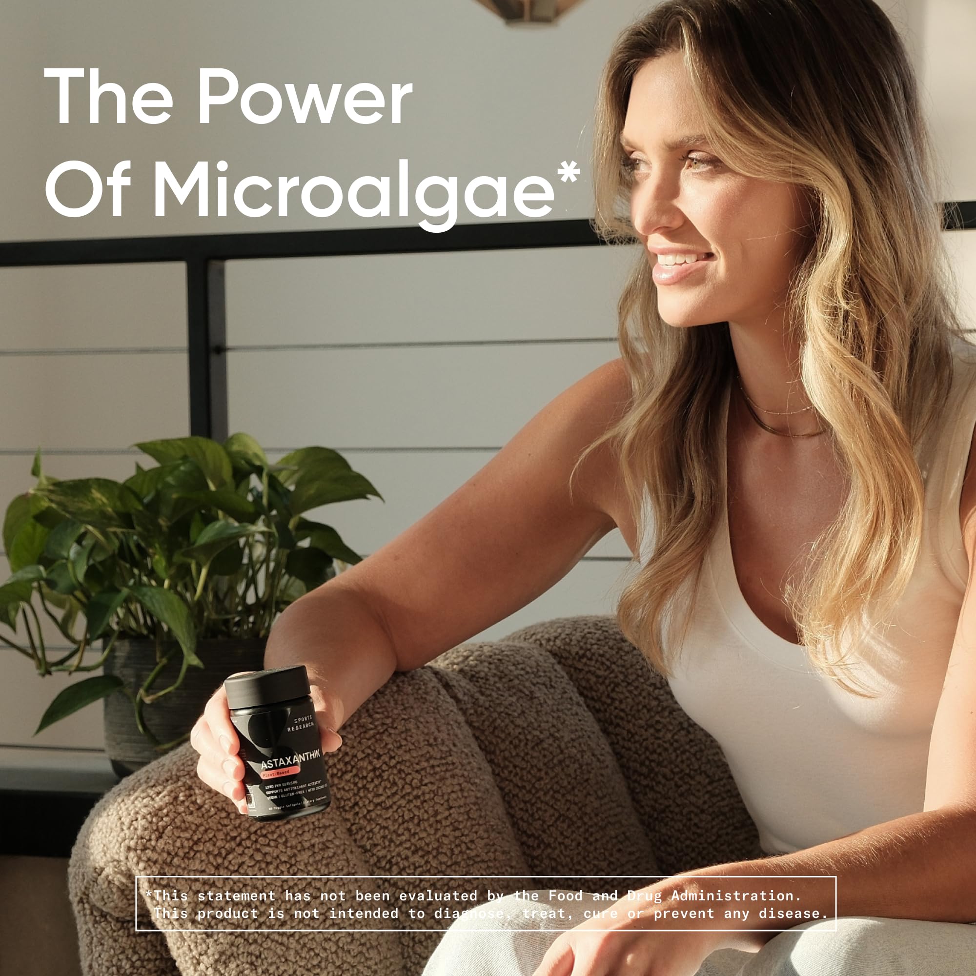 Sports Research Triple Strength Vegan Astaxanthin 12mg (60 Count) | Support Antioxidant Activity & Skin Health - Image 6