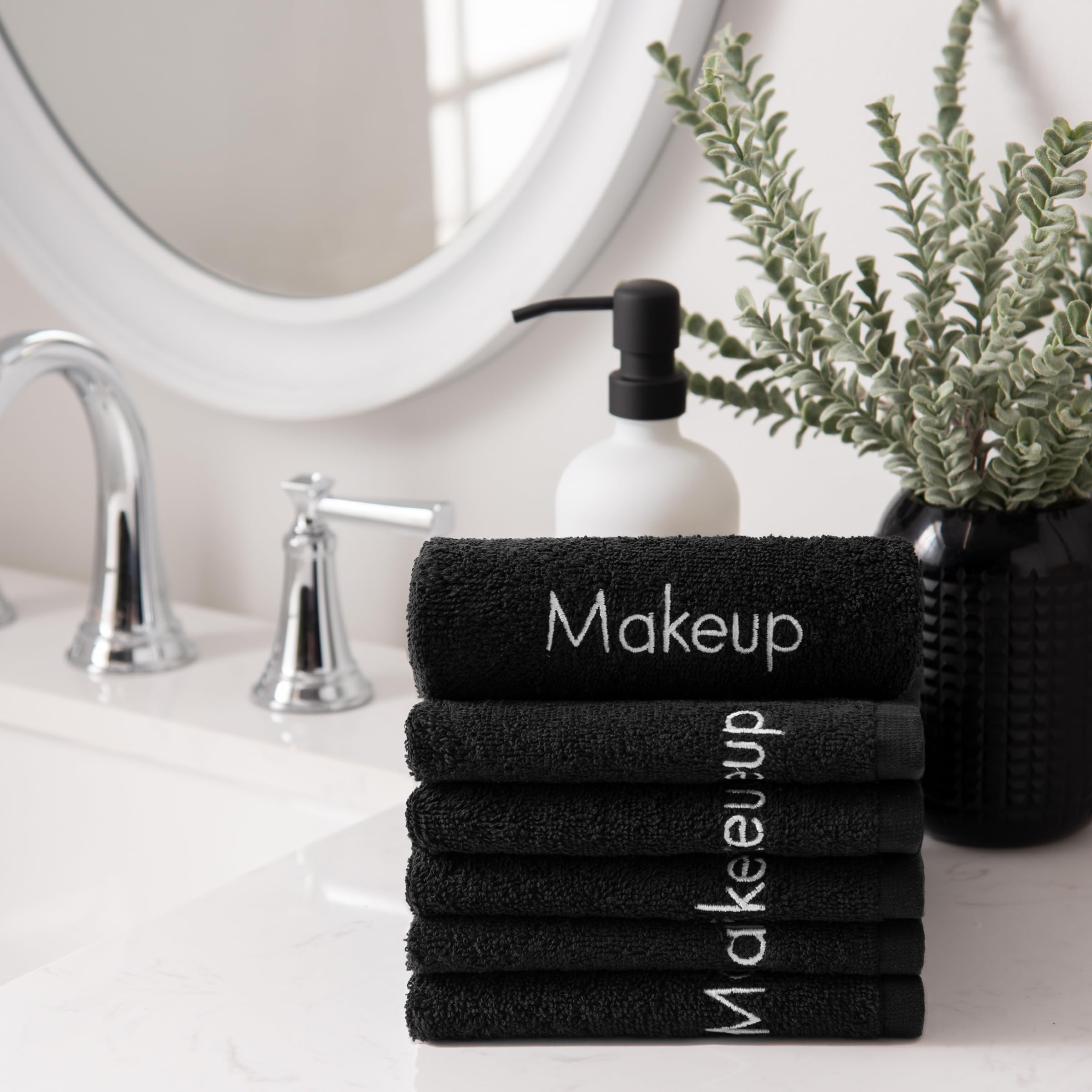 Arkwright Makeup Towels 28cm x 43cm (11"x17") | Luxurious Black Washcloths for Flawless Makeup Removal - Image 6