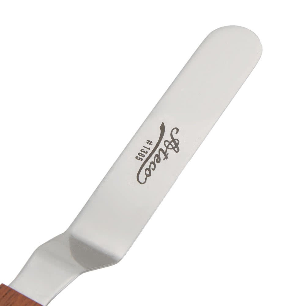 Ateco Offset Spatula 4.5-Inch | Perfect Buttercream Spreading with Wood Handle - Image 4