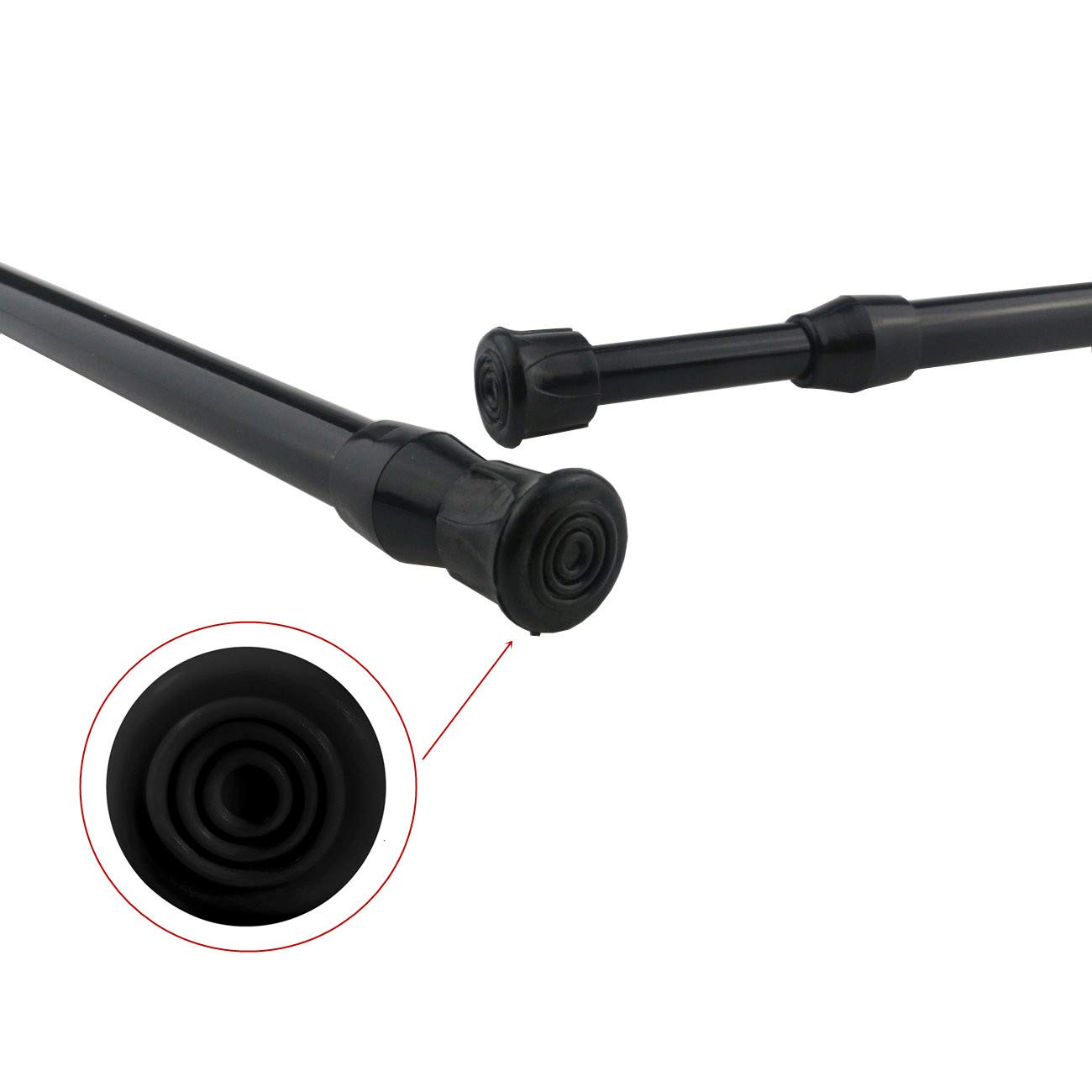 qinnsou Adjustable Tension Rods 30-50cm (11.8-20") | Organize Your Kitchen Instantly - Image 5