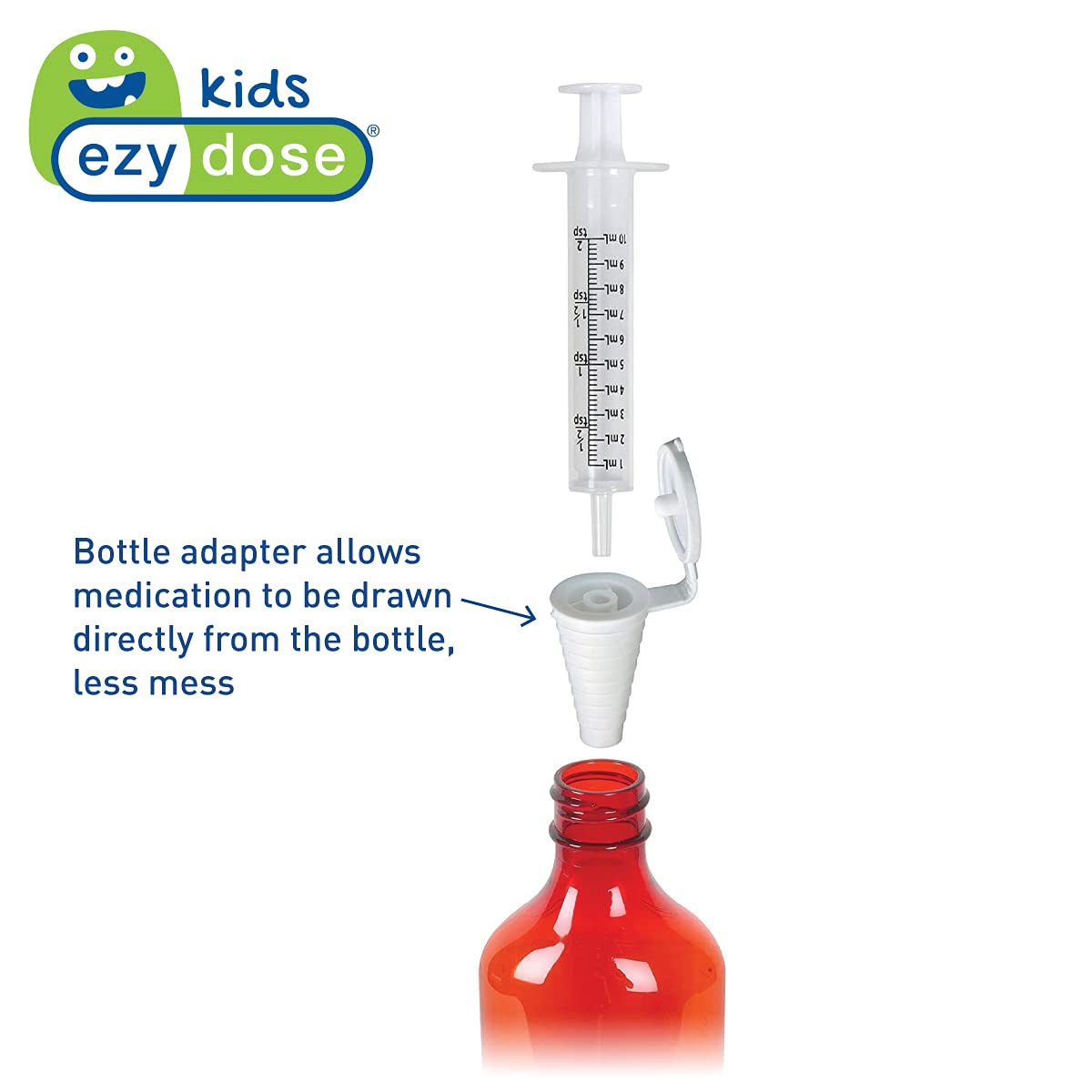 EZY DOSE Kids Baby Oral Syringe Dispenser 10ml (2 tsp) | Accurate Dosing Made Easy - Image 4