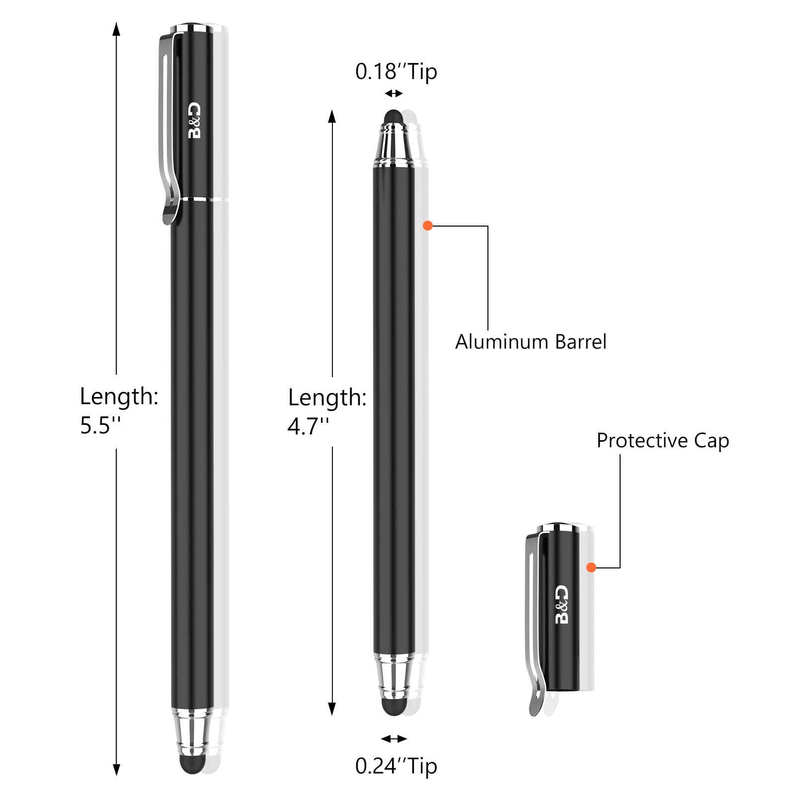 Stylus Pen with Extra Tips | Precision Touch for iPad & iPhone - Image 6