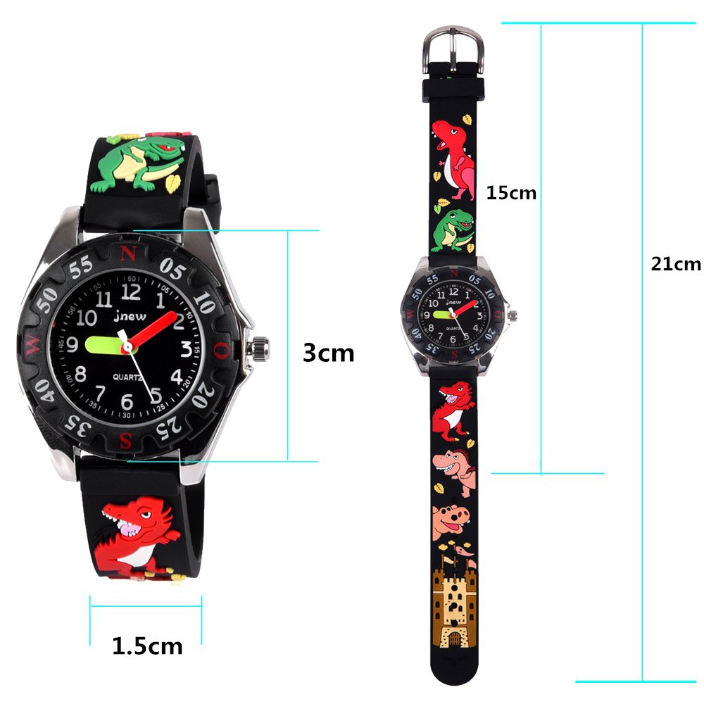 Kids' Learning Watch Black | Fun Time-Telling Toy for Boys & Girls Ages 3-8 - Image 5