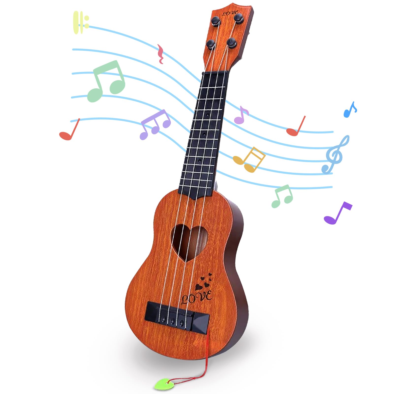 Hhobby Stars Wooden Kids Guitar 61cm (24in) | Best Gift for Budding Musicians