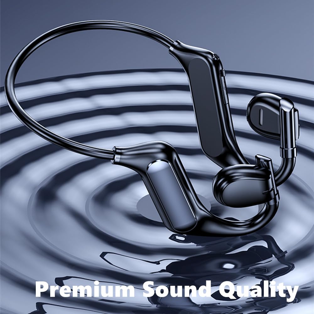 Yenwot Bone Conduction Headphones 38 Hrs Playtime | Hear Music & Surroundings - Image 4