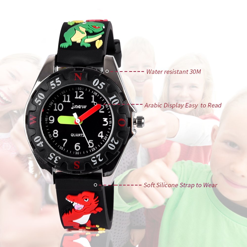 Kids' Learning Watch Black | Fun Time-Telling Toy for Boys & Girls Ages 3-8 - Image 4