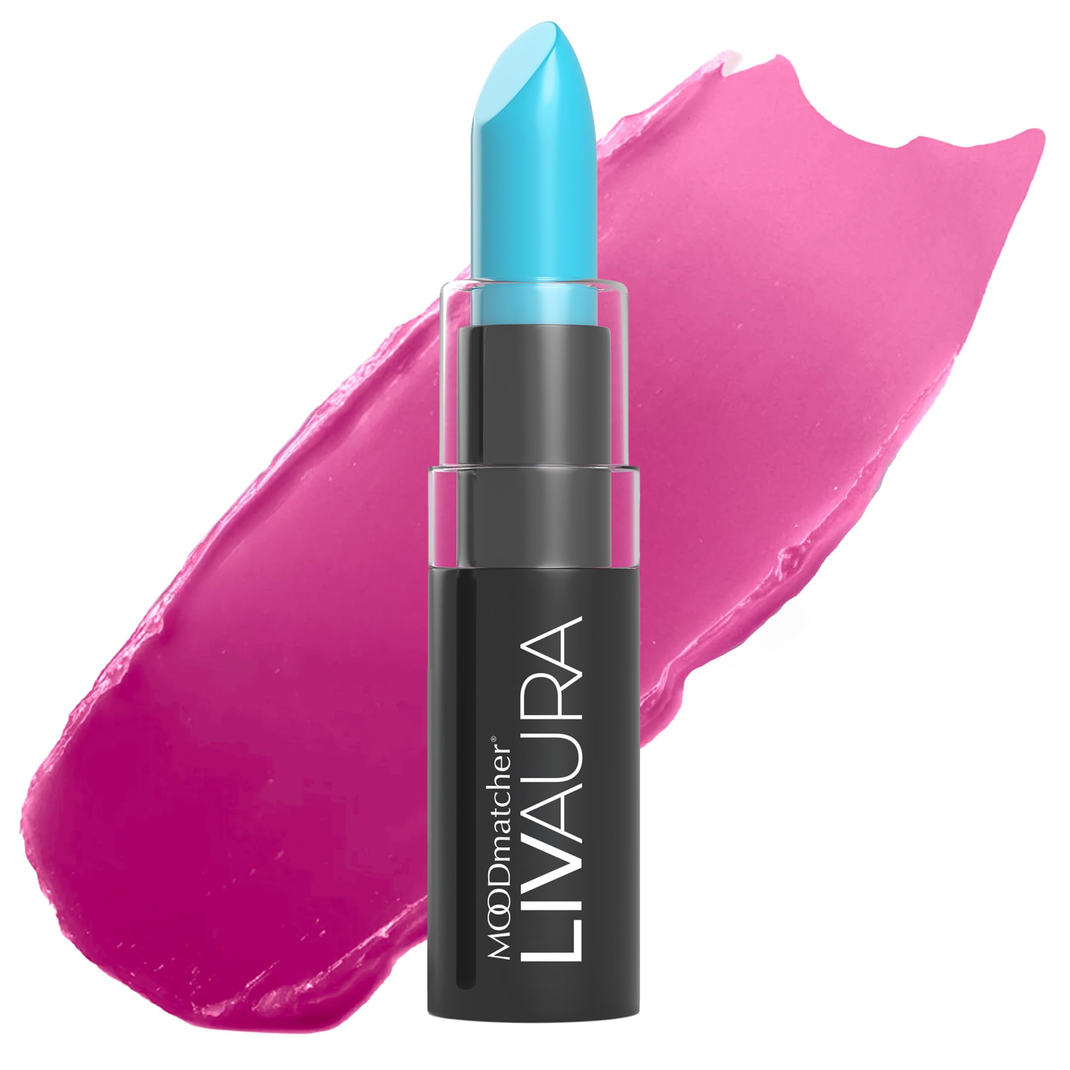 MOODmatcher LIVAURA Color Changing Lipstick Light Blue | Hydrates & Transforms Lips Instantly