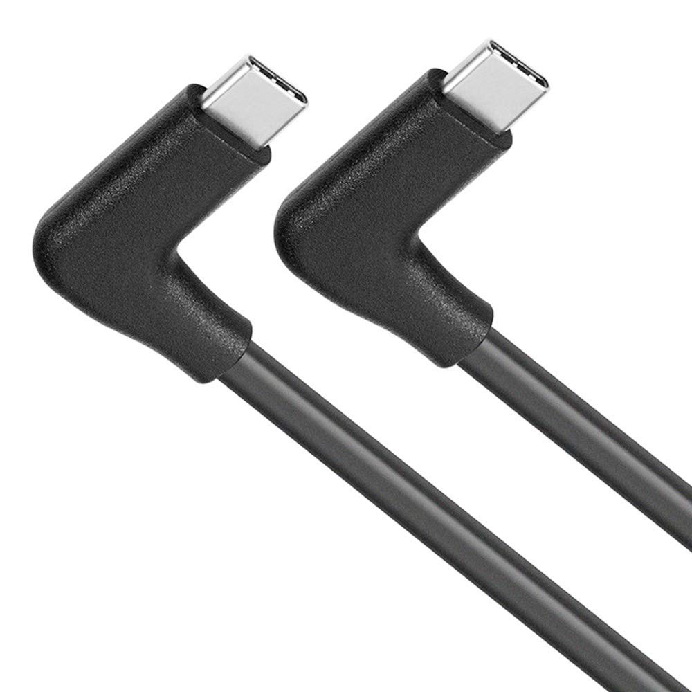 QCEs Right Angle USB-C Cable (2m) | 100W PD Charging & 4K Video