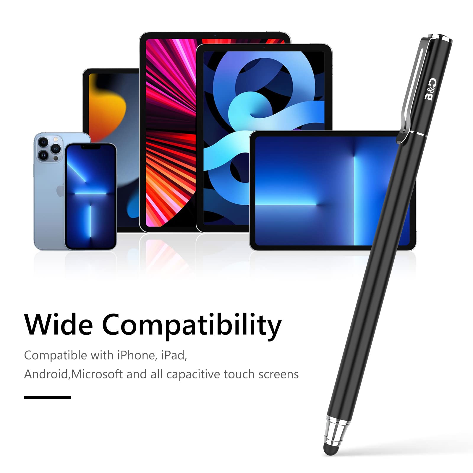 Stylus Pen with Extra Tips | Precision Touch for iPad & iPhone - Image 4