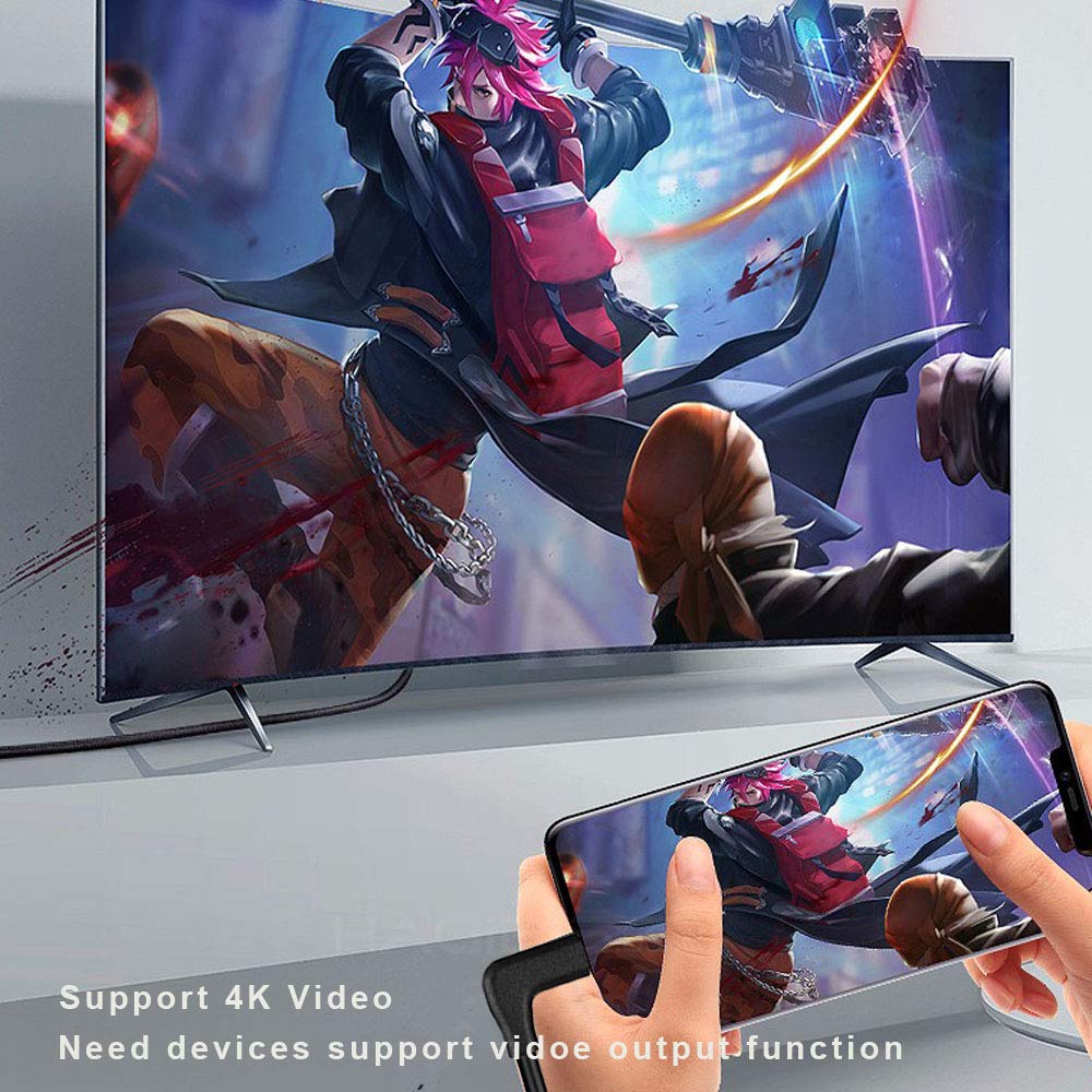 QCEs Right Angle USB-C Cable (2m) | 100W PD Charging & 4K Video - Image 6