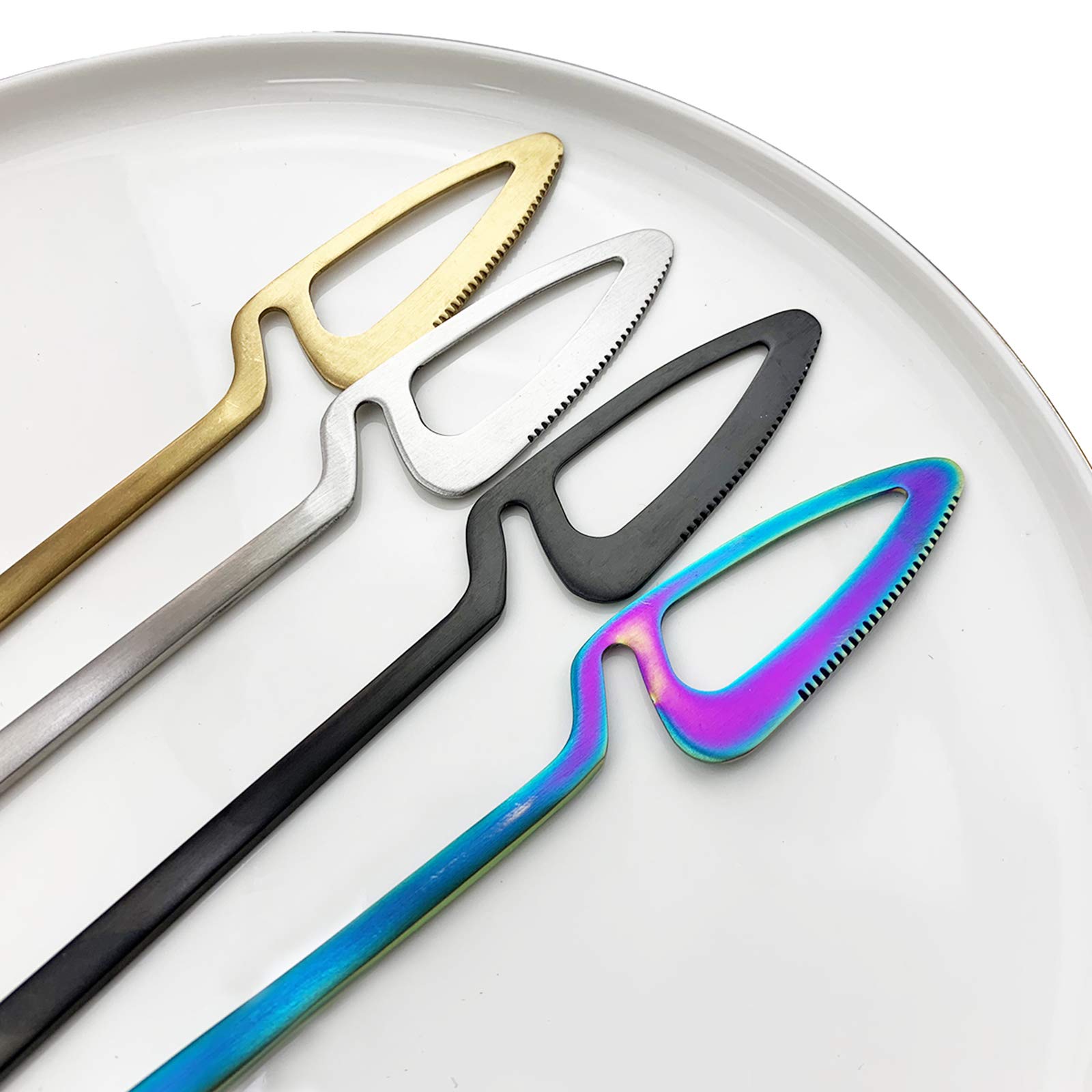 Whimsical Black Silverware Set for Adults | Fun & Interesting Flatware - Image 6
