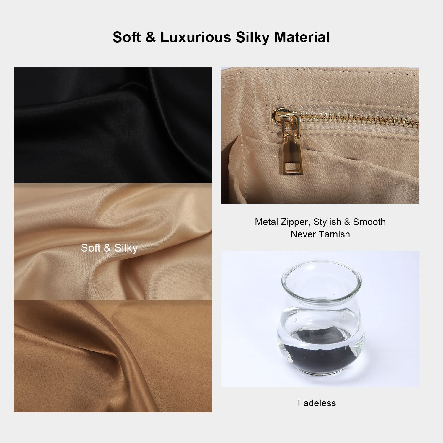 ZTUJO Picotin 18 Organizer Insert (Beige) | Luxury Purse Organizer that Fits Like a Glove - Image 4