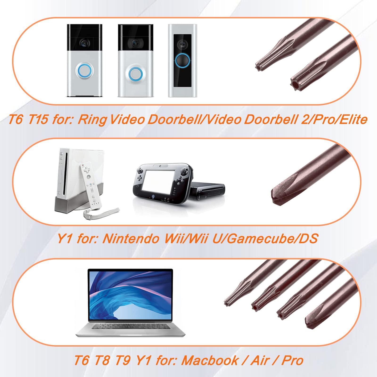 Jorest T8 Precision Screwdriver with Spudger | Repair Electronics with Ease - Image 4