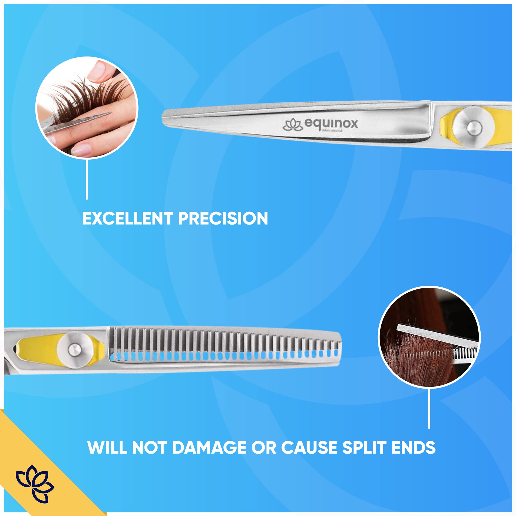 Equinox Professional Razor Edge Hair Cutting Scissors 6.5" | Achieve Salon-Perfect Haircuts at Home - Image 6