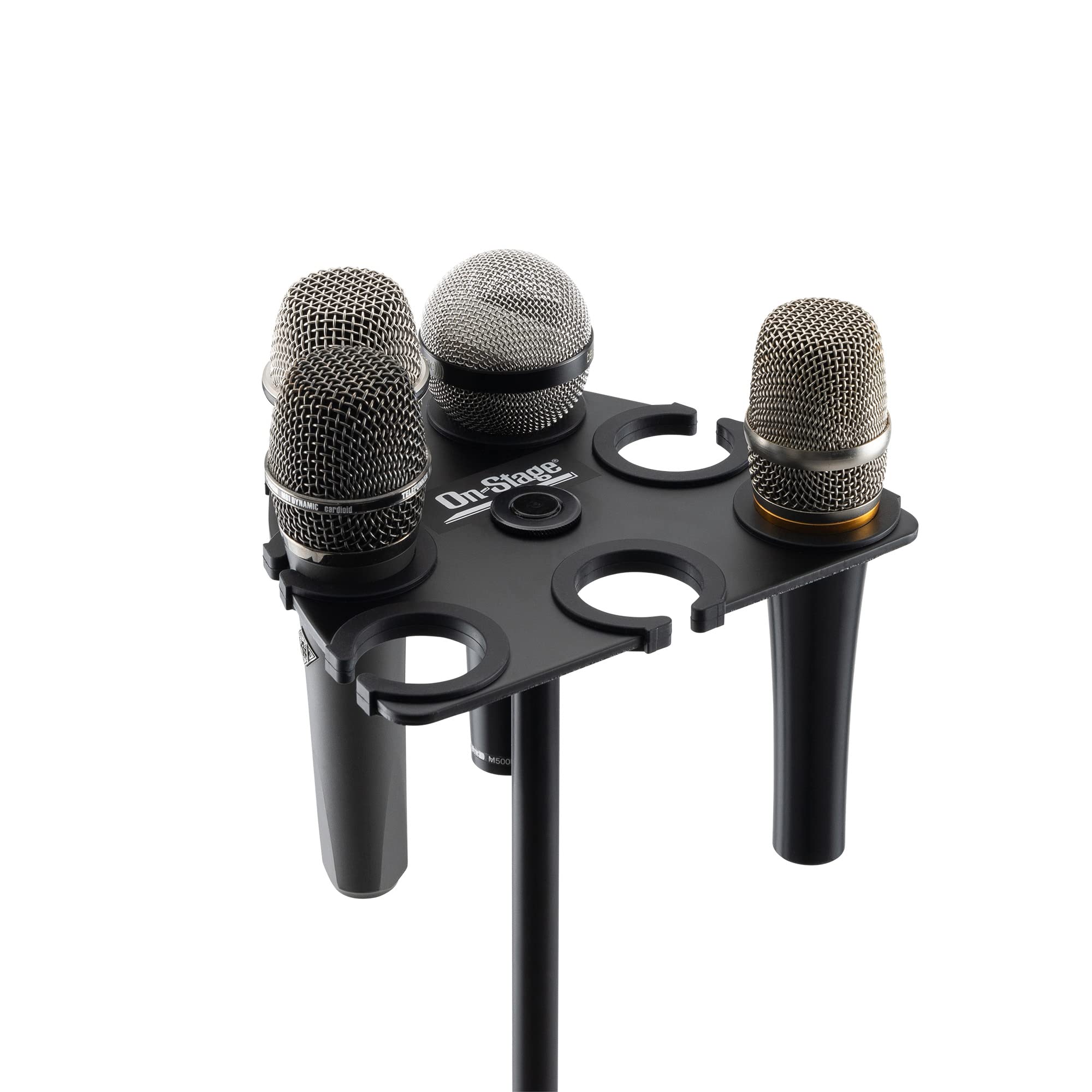 On-Stage Stands MS7701B Tripod Microphone Stand with Boom Arm | Hold Multiple Mics with Ease - Image 6