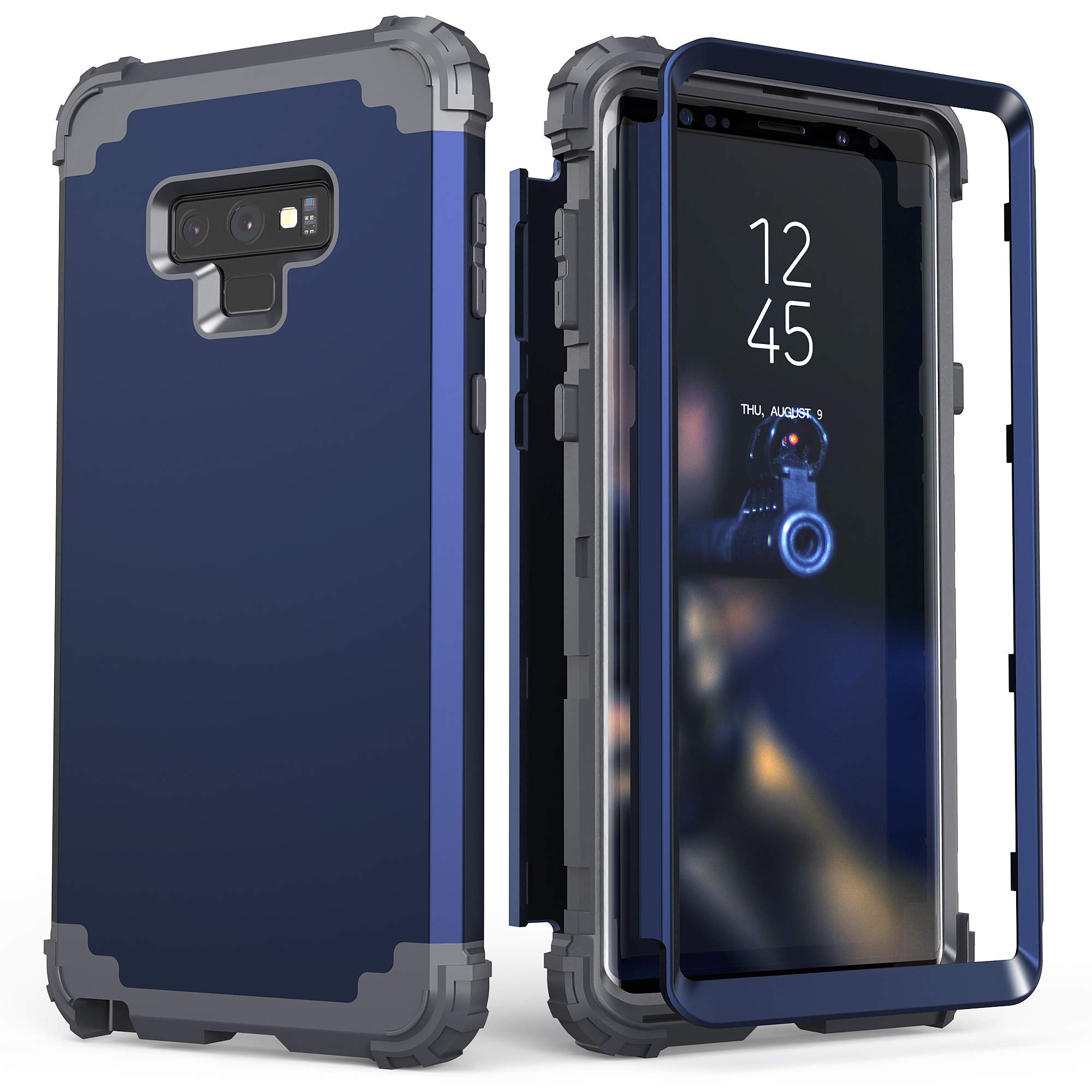 IDweel for Galaxy Note 9 Case - 3-in-1 Shockproof Blue | Ultimate Protection for Men