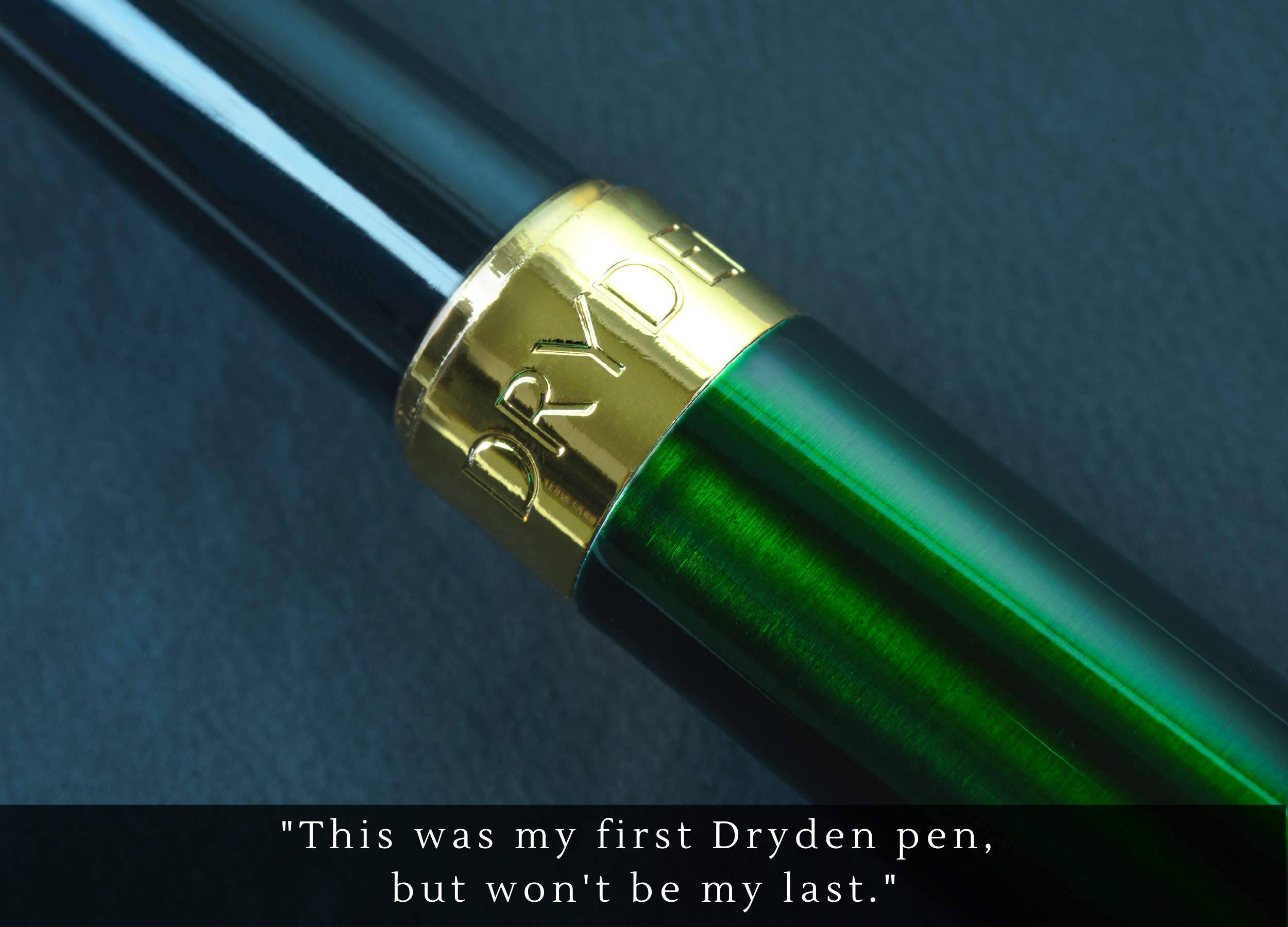 Luxury Green Fountain Pen with Fine Nib | Elegant Writing Experience - Image 4